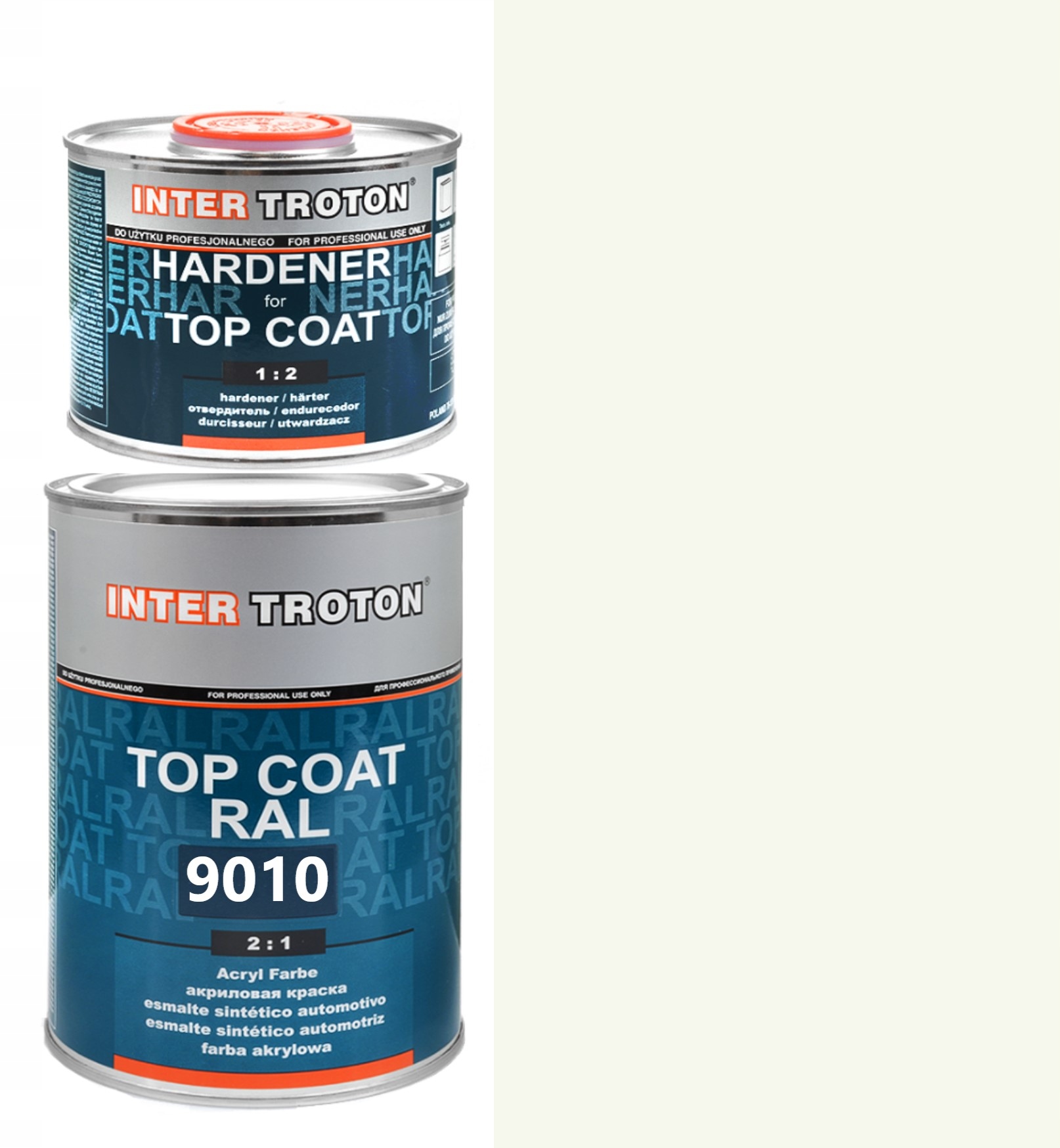 9010 RAL БІЛИЙ АКРИЛОВИЙ ТРОТОН 1Л + UT 2: 1