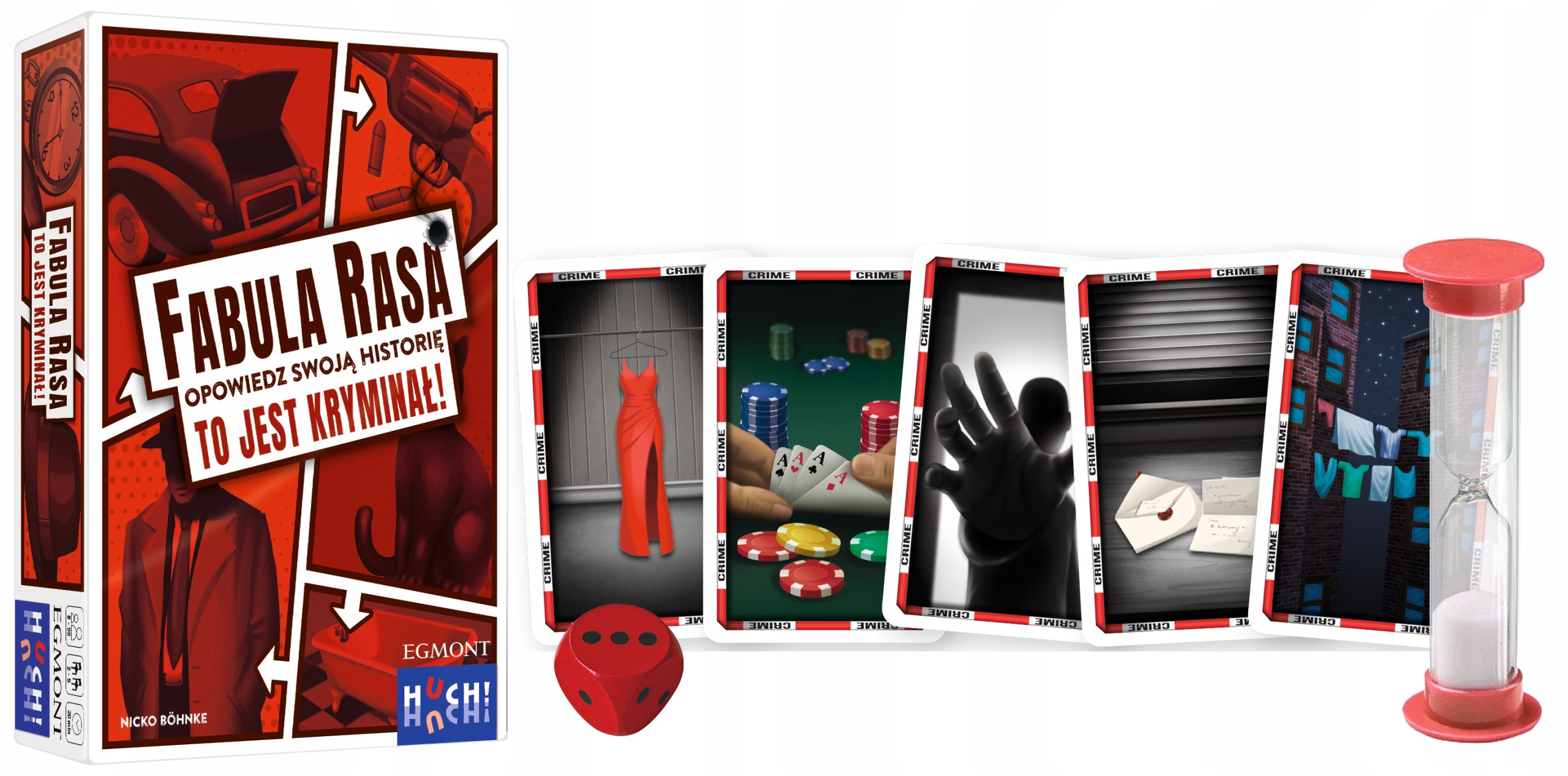 Detektyiwstyczna Gra Planszowa towarzyska Fabula Rasa kryminalna Planszówka
