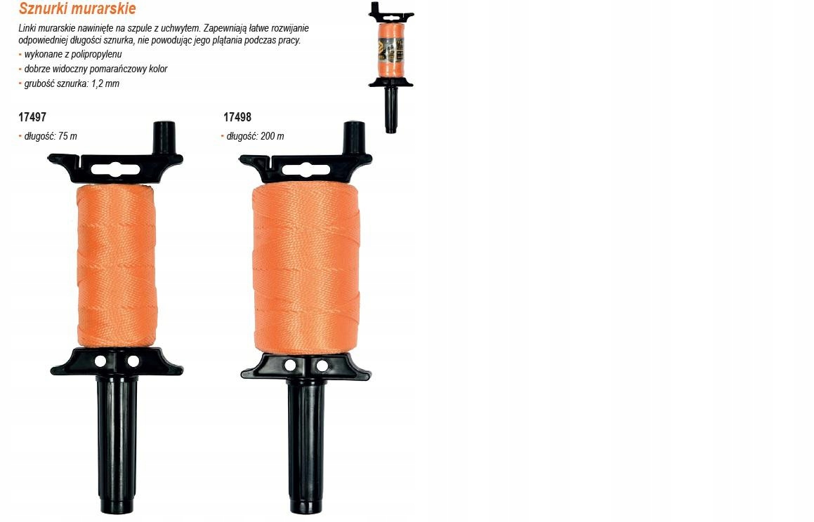 VOREL SZNUREK MURARSKI 75M