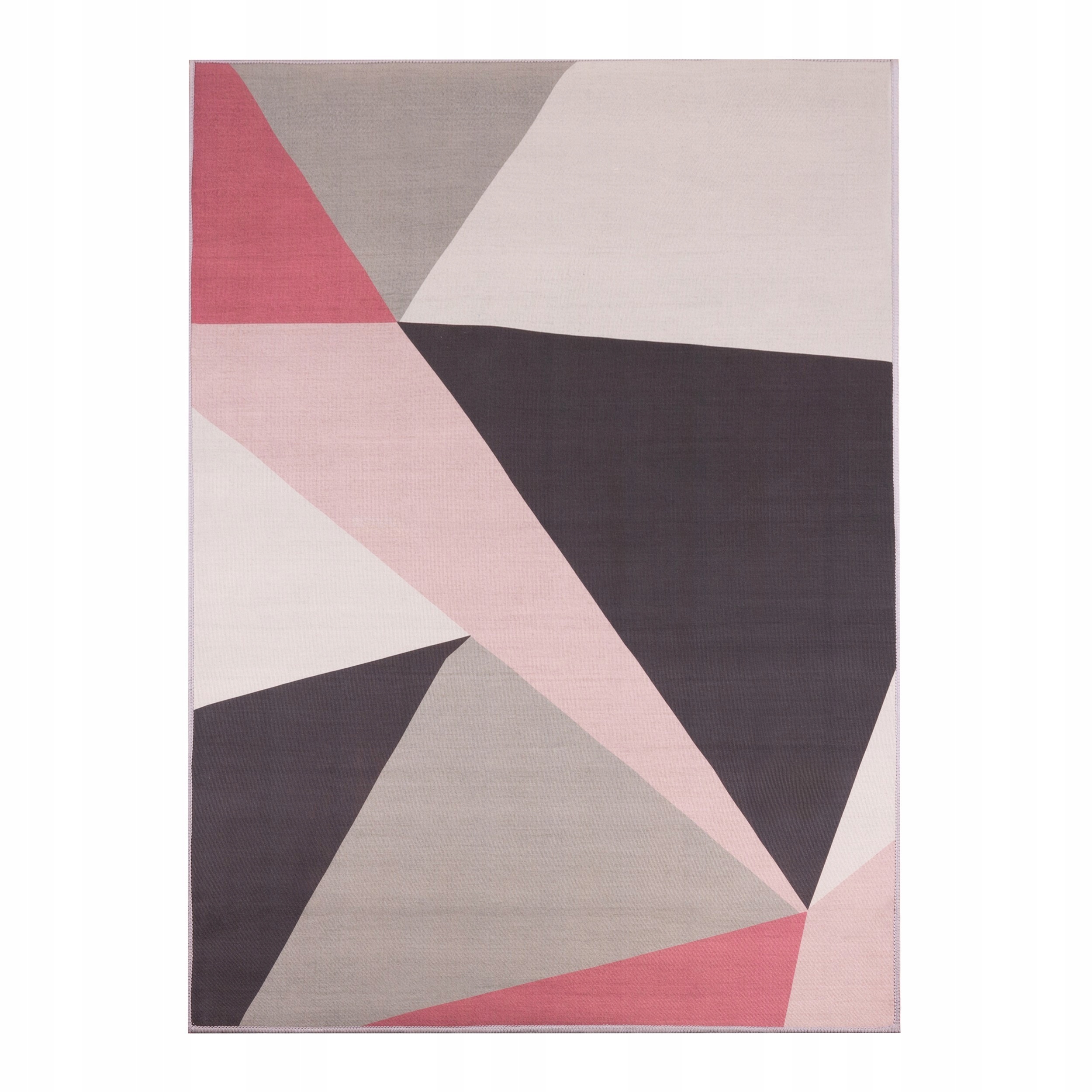 Koberec 200X300 Ružový Geometrický Protišmykový Do Obývačky Spálne