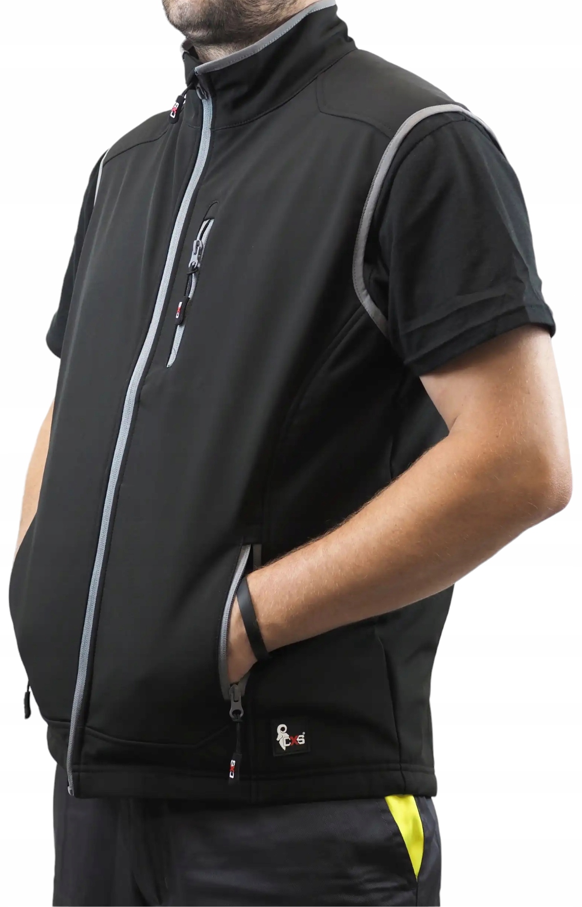 Kamizelka Robocza Męska Softshell Bezrękawnik Ocieplacz Cxs Topeka r.S