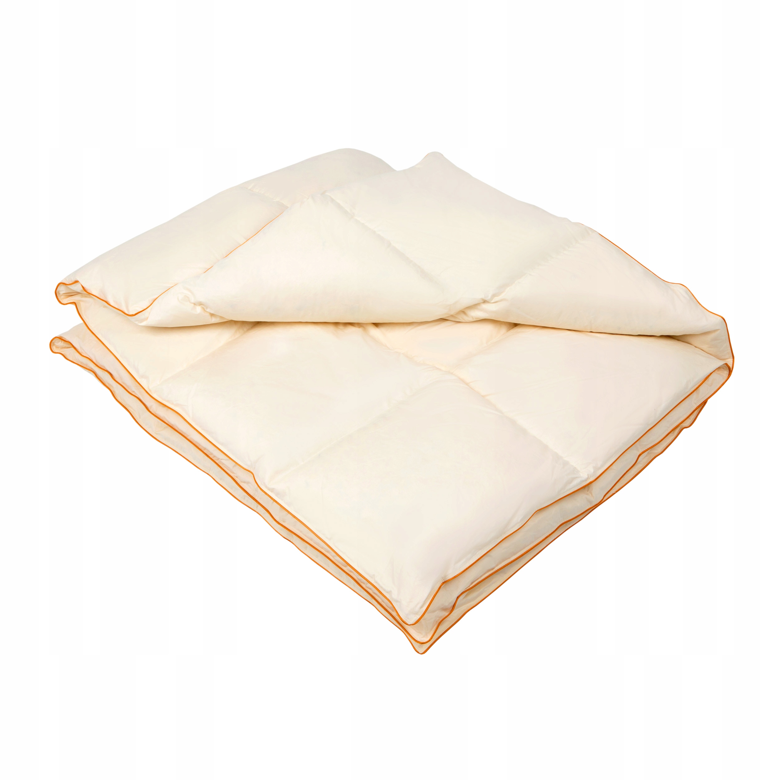 Přikrývka 155x200 z peří 90 % Standard, celoroční, 100% Bavlna Ecru