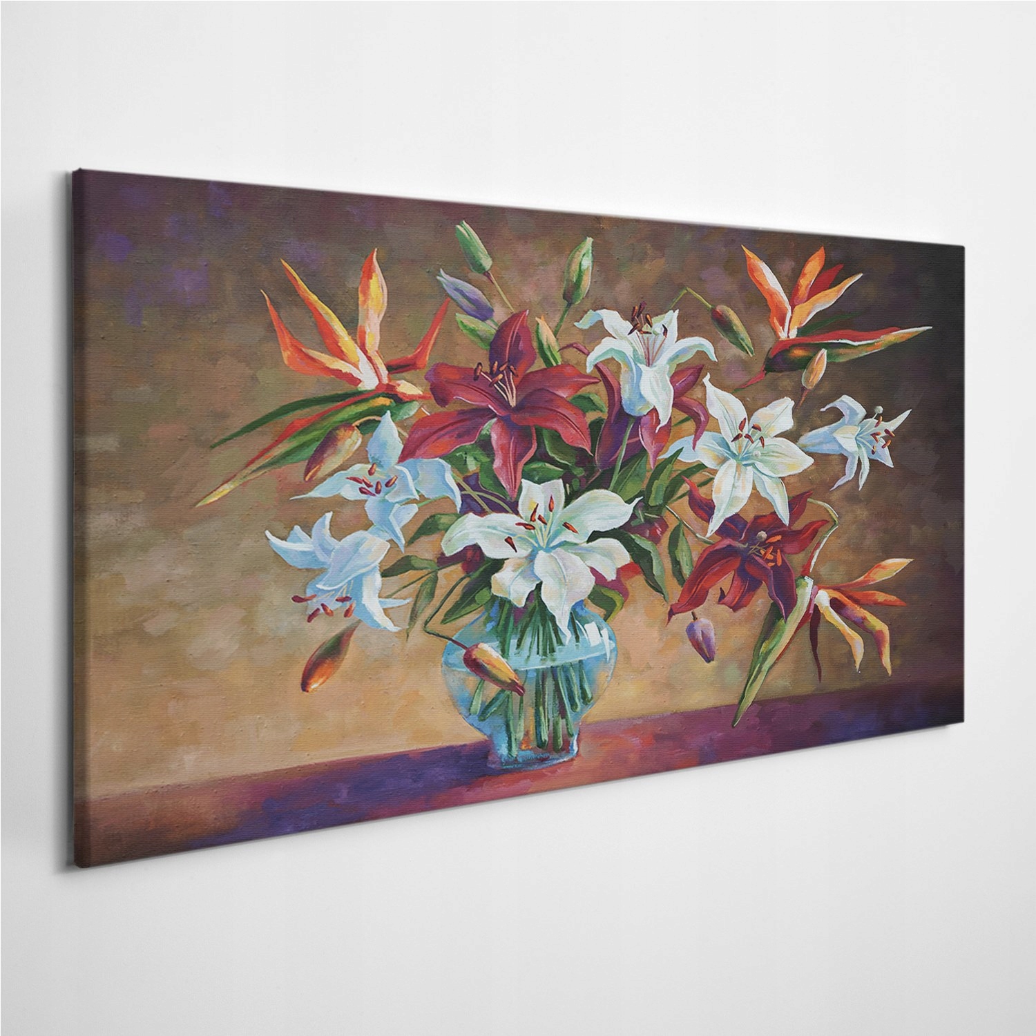 

Fotoobraz na ścianę Lilie Kwiaty Rośliny 100x50 cm