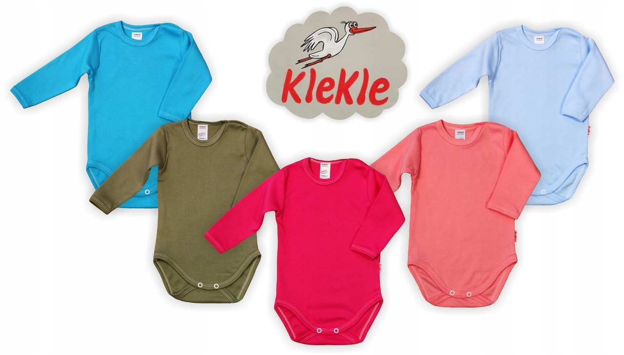 BODY gładkie KOLORY 100% Bawełna r 74 KLEKLE Marka KLEKLE