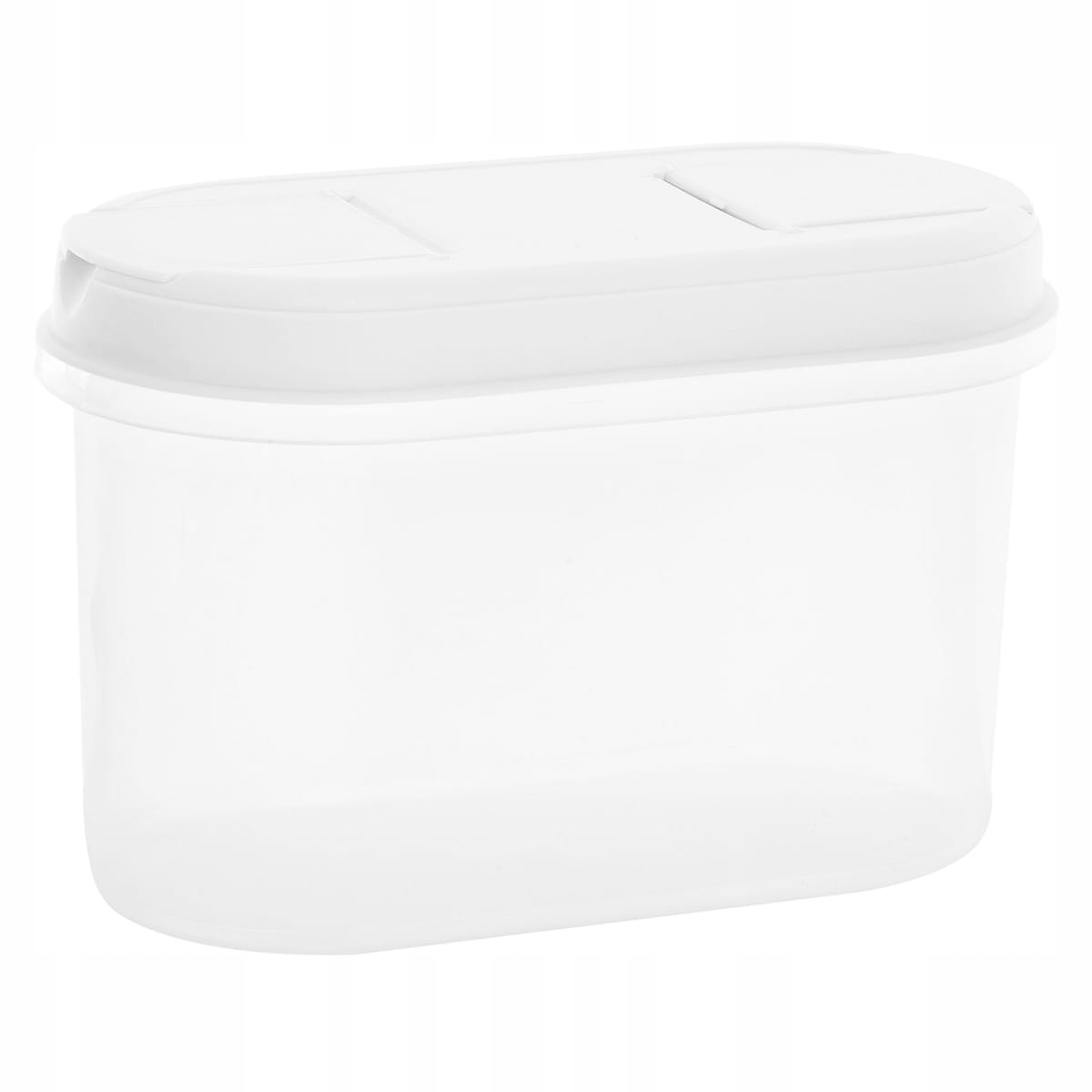 

Pojemnik dozownik na żywność sypką Plast Team 1,1l