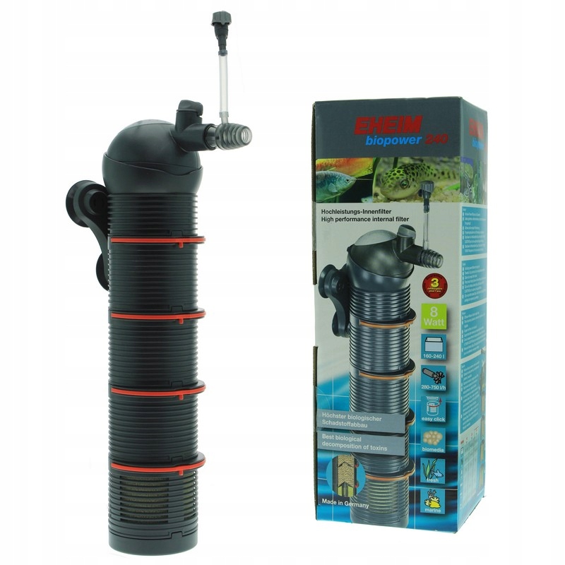 Levně Vnitřní Houbový Filtr Pro Akvárium Akvarijní Čerpadlo Pumpa Do 240L Eheim