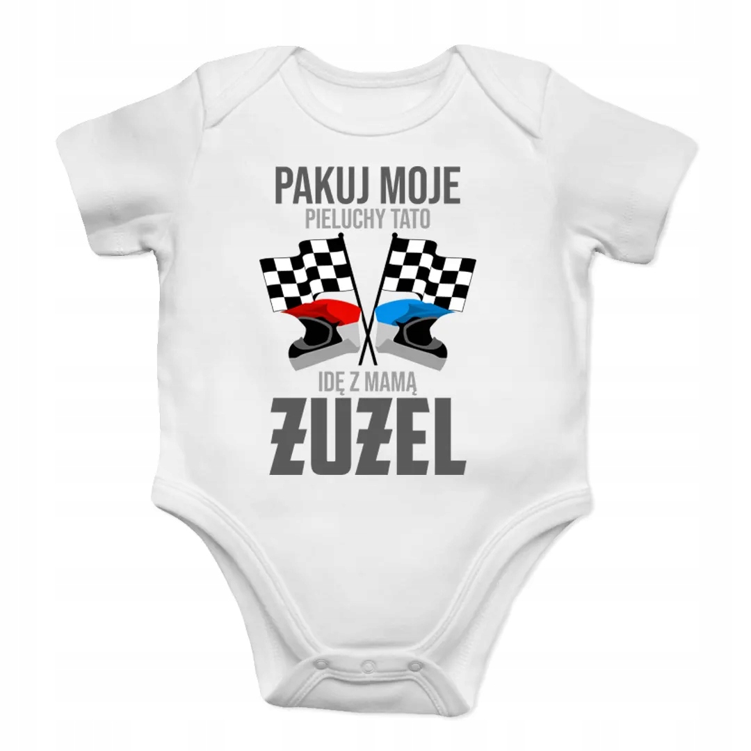 

Pakuj moje pieluchy tato - żużel body dziecięce