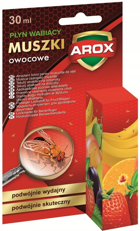 

Zapas do Pułapki na Muszki Owocowe 30 ml Arox