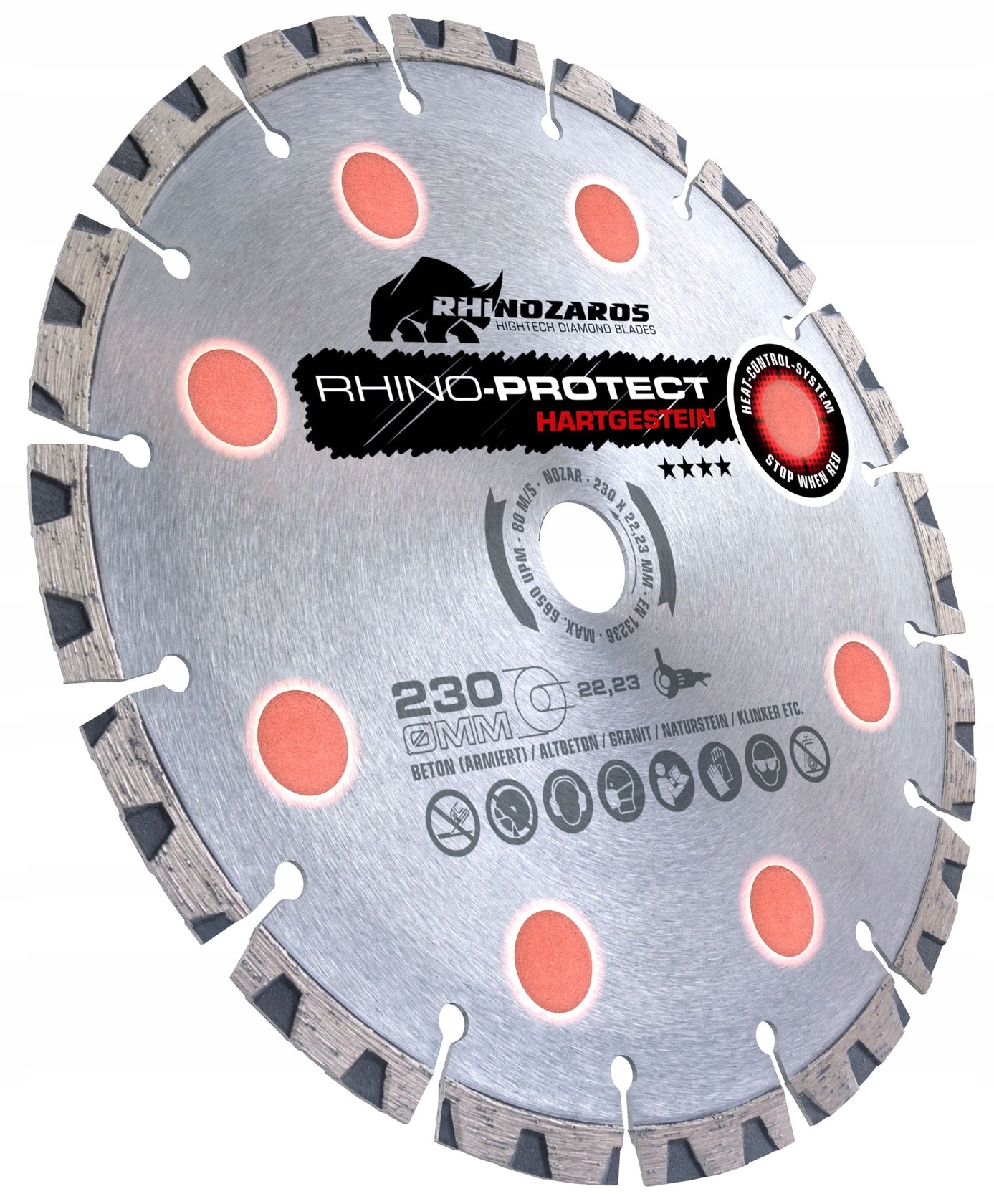 Diamantový kotouč Nozar 230 mm, beton, granitový senzor