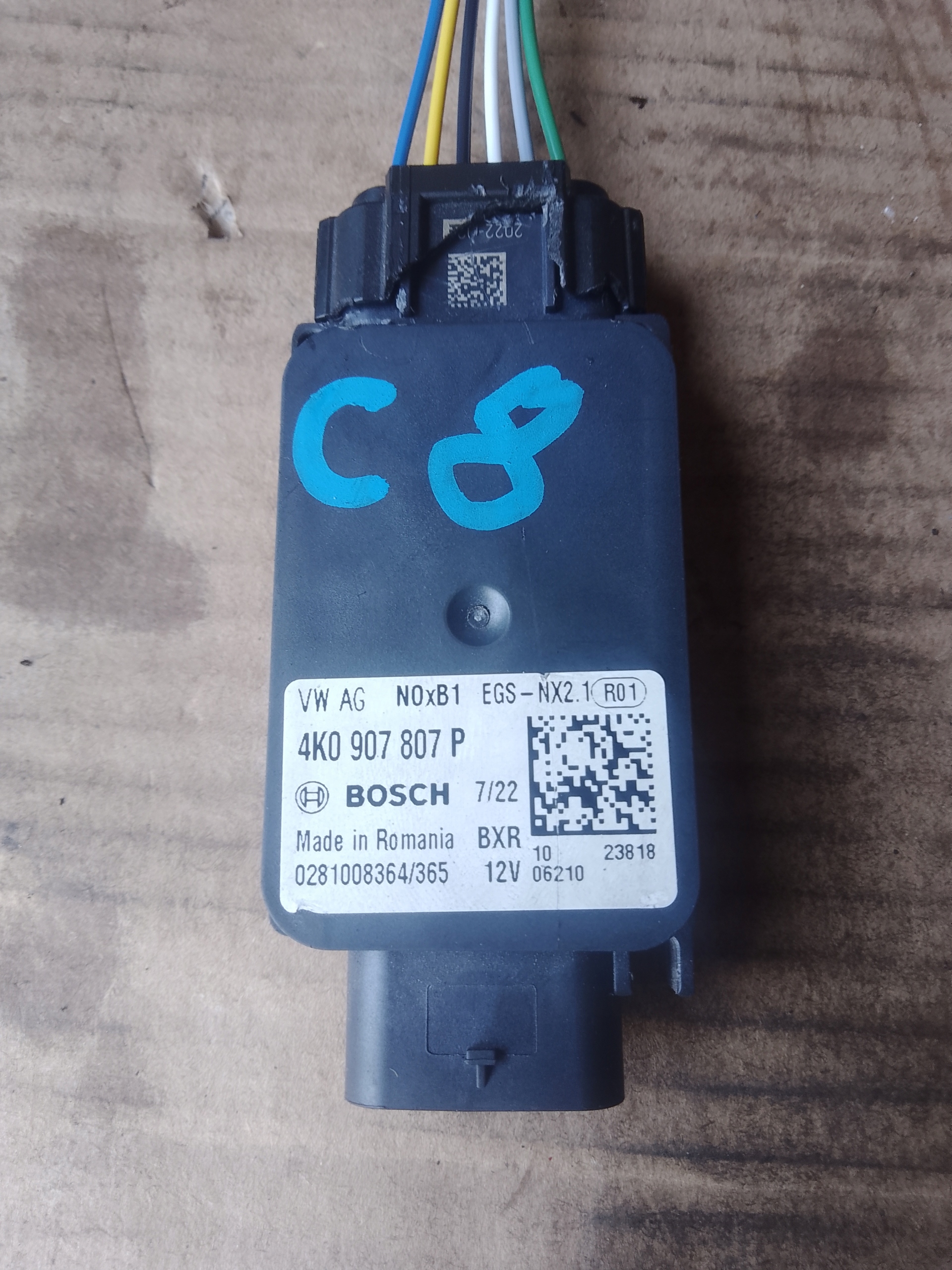 SONDA LAMBDA NOX AUDI A6 C8 4K0907807P