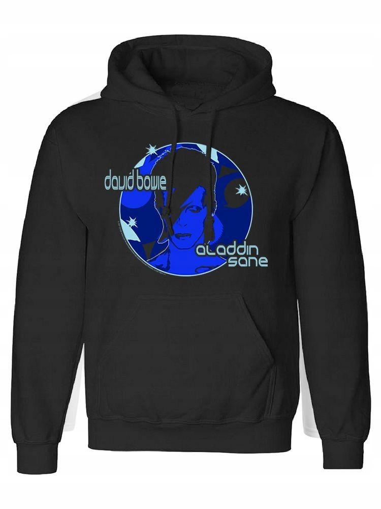 David Bowie Aladdin sane New Blue bluza z kapturem (6430079626957