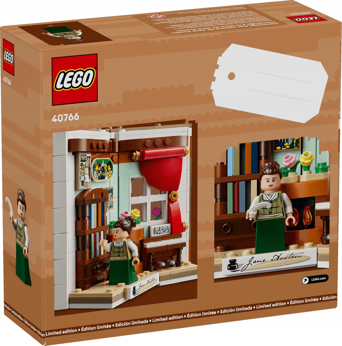 Lego Okolicznościowe 40766 Hołd dla książek Jane Austen