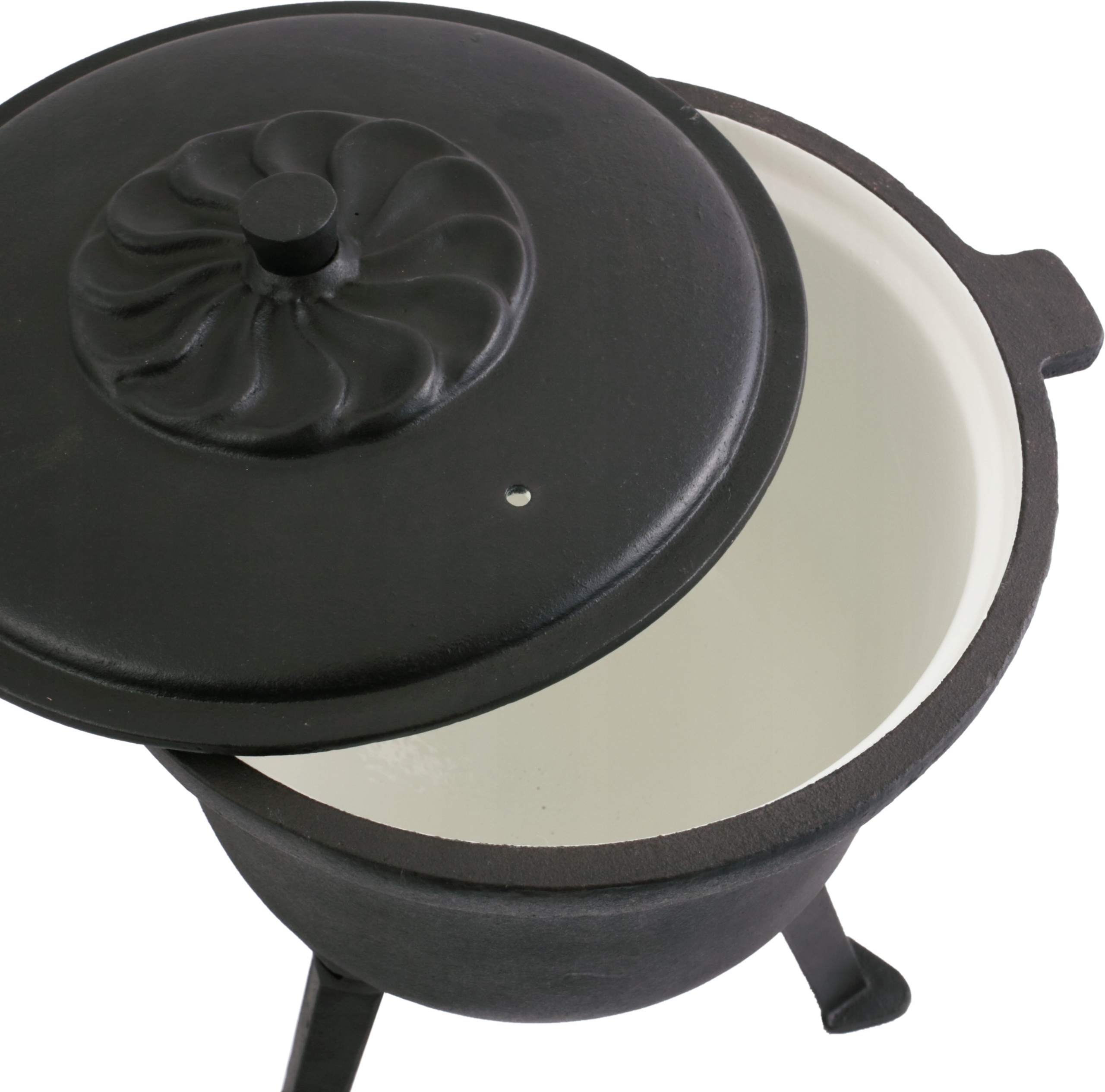 

Kociołek Żeliwny 15L Myśliwski Grill Kocioł Garnek