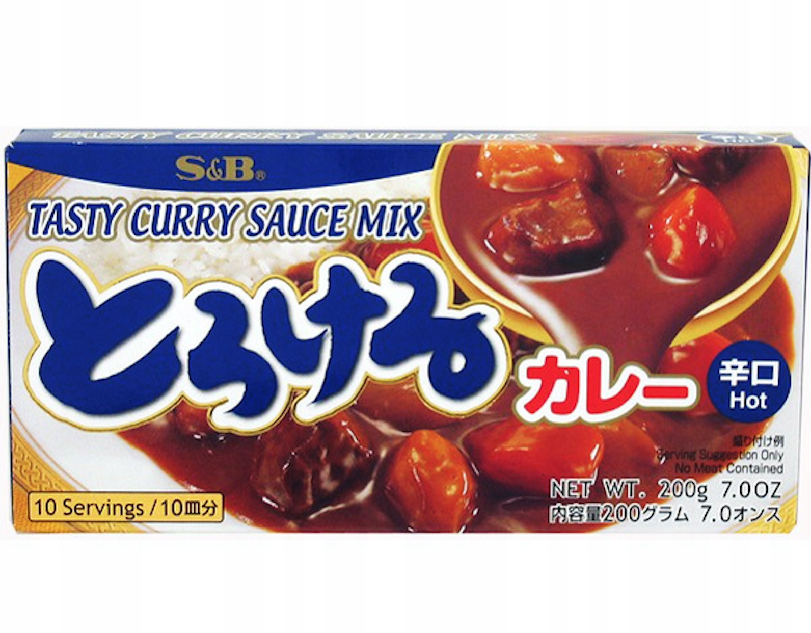 

S&b Torokeru Curry Japońskie ostre 10szt. 200g