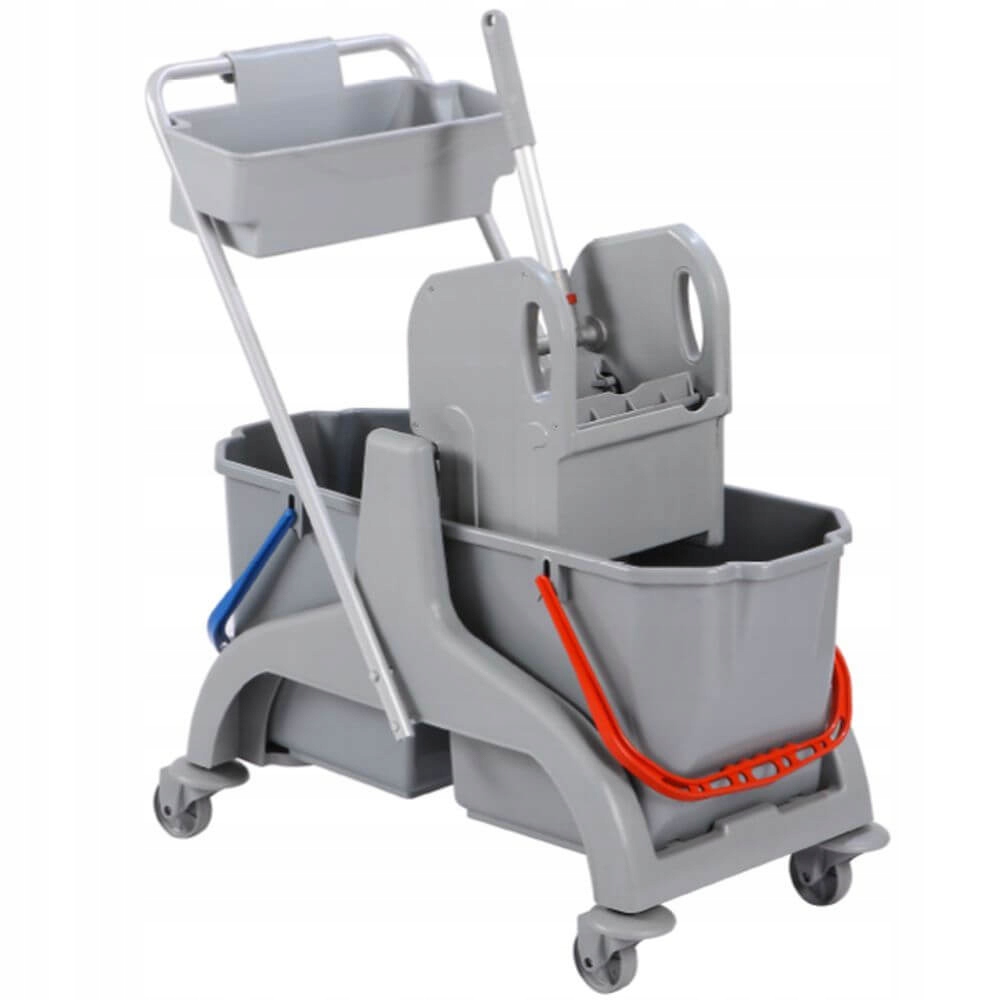 Wózek Profesjonalny do Sprzątania 2x25 litrów Koszyk Kod producenta HS205