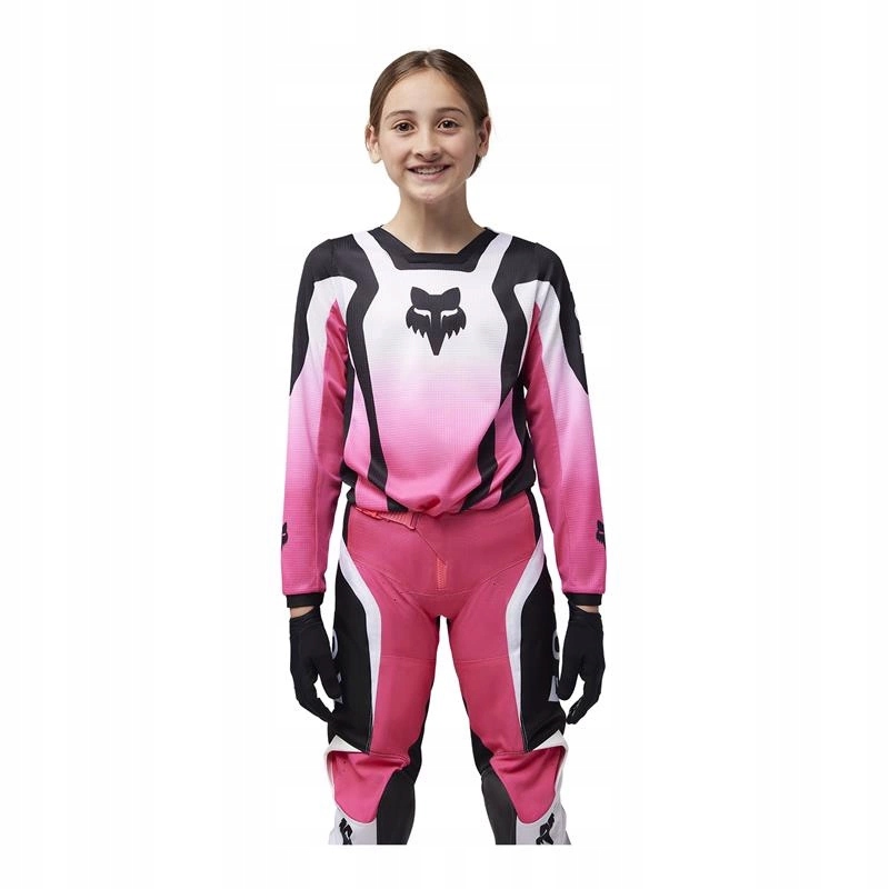 Detské crossové nohavice Fox Junior Girls 180 Lean Black/pink ružové Darčeky