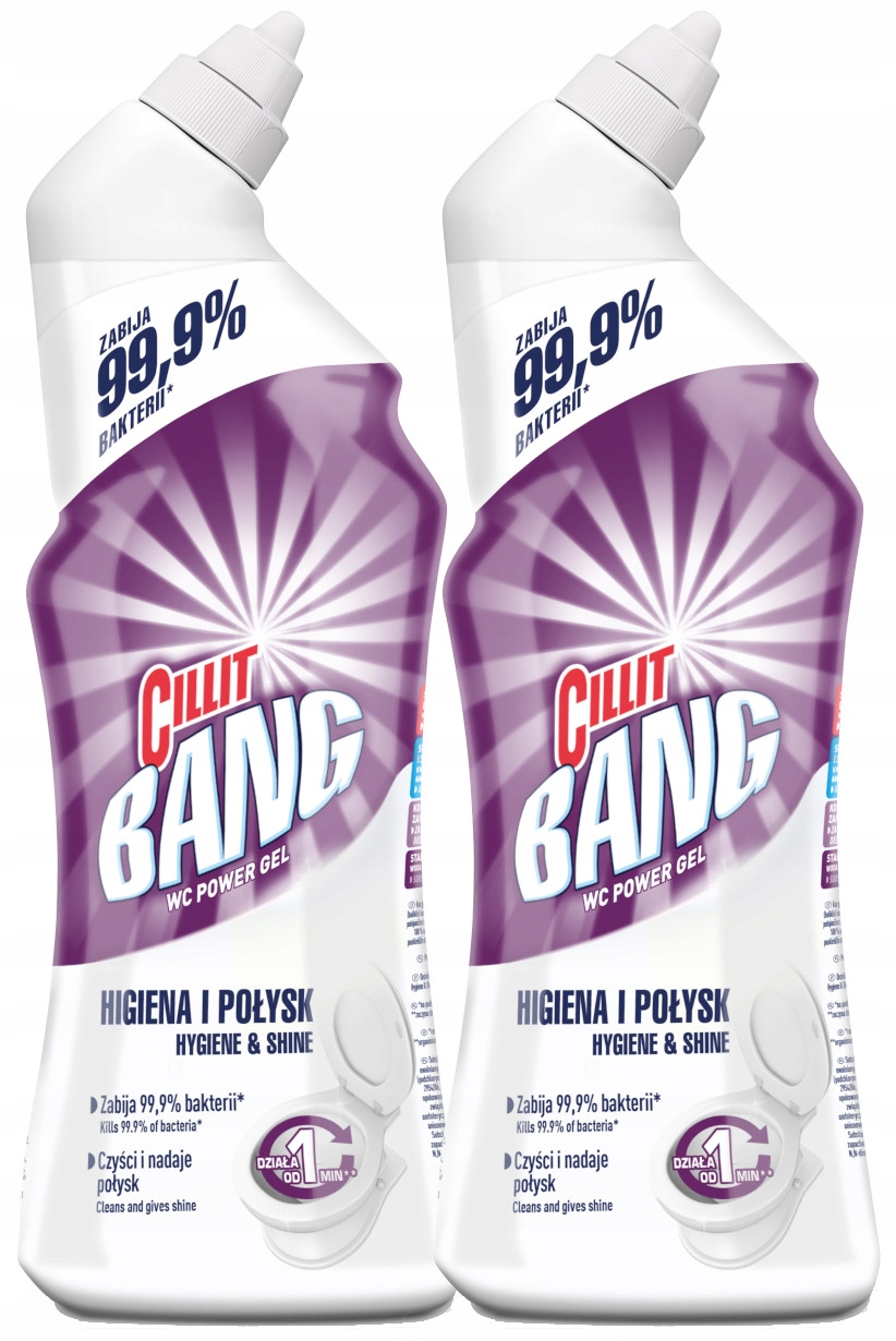 

Cillit Bang Higiena i Połysk żel do Wc 2 x 750 ml