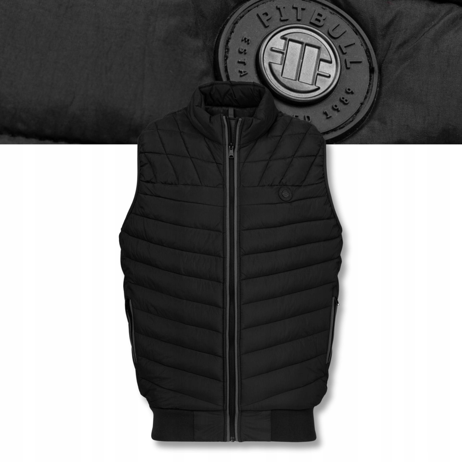 Pánská Bunda Bez Rukávů prošívaná vesta Pitbull Naylor