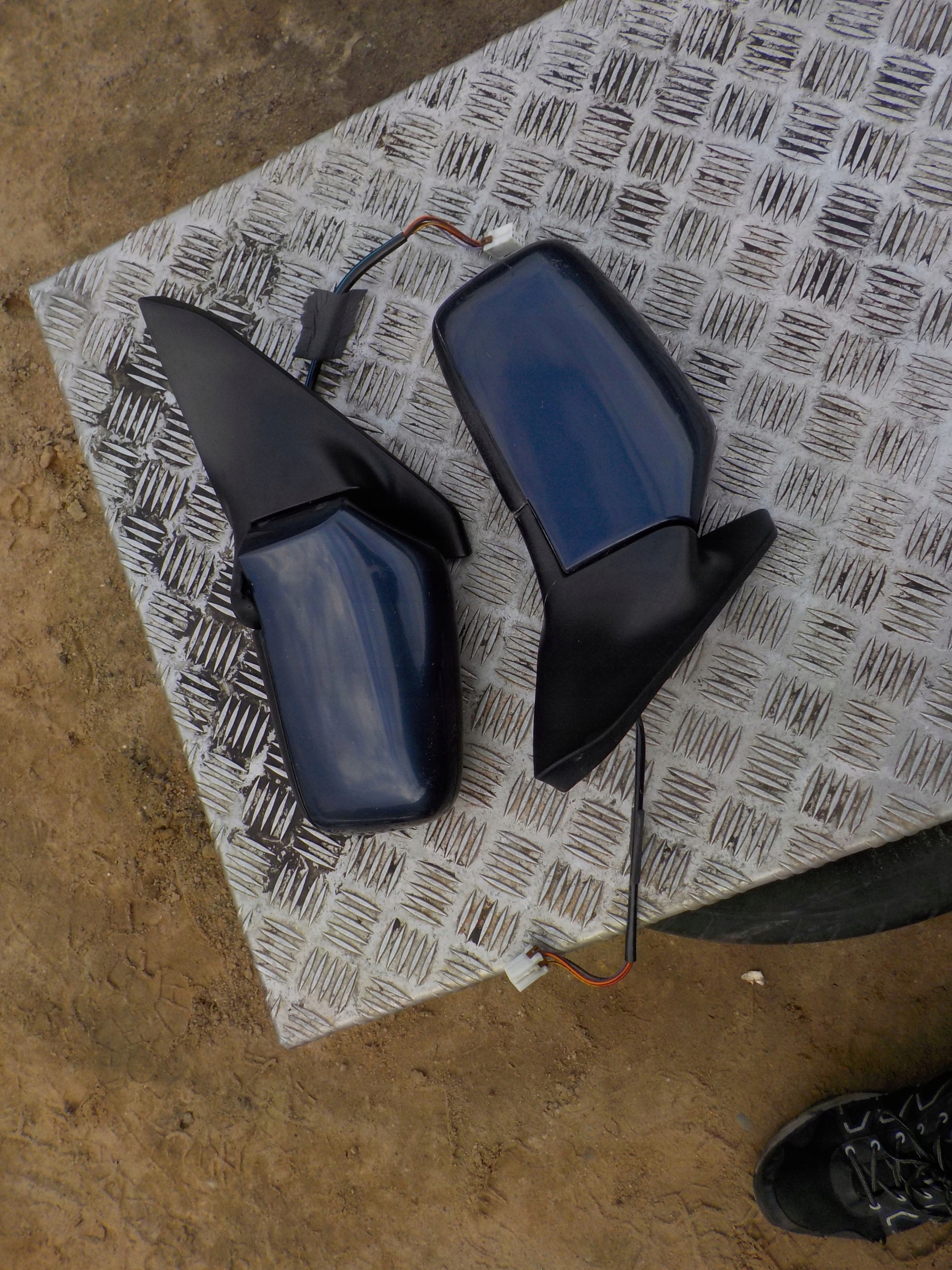 VOLVO V40 mirror right LIFT blue ELEKTRY