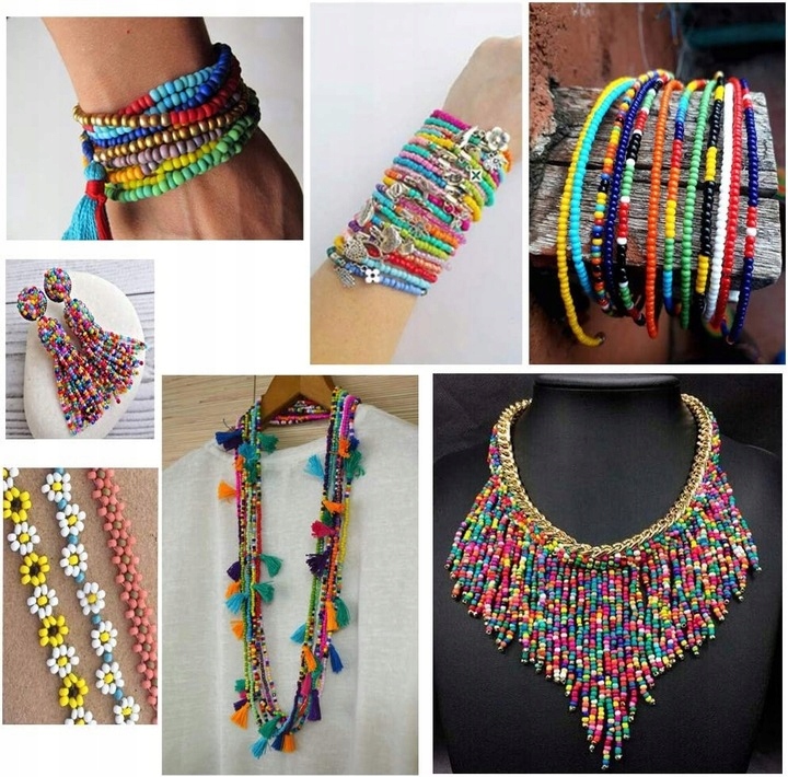 ZESTAW KORALIKI DO ROBIENIA BRANSOLETEK MATADI Marka Matadi