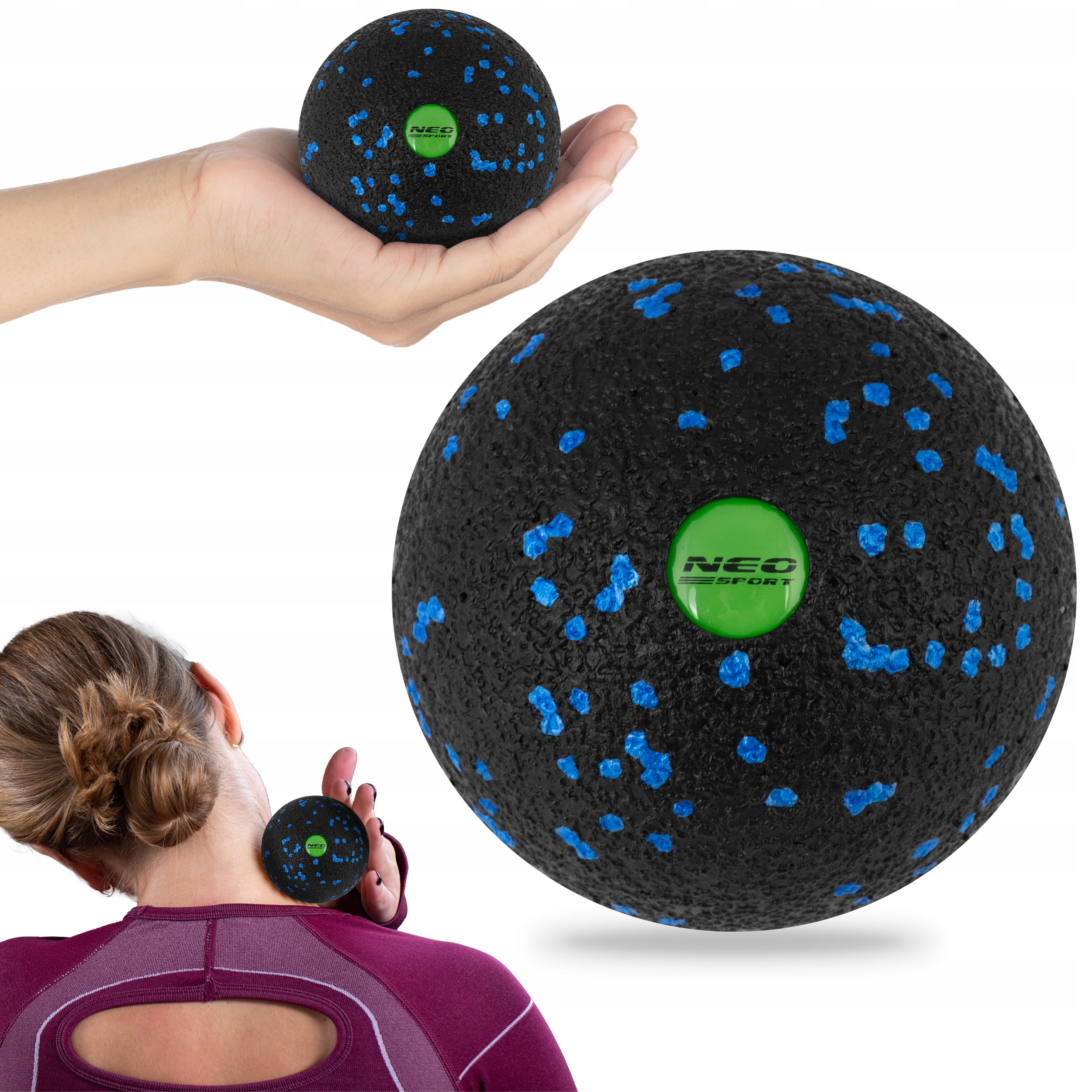 Piłka Do Masażu Ćwiczeń Rolowania Epp Roller 8CM Twarda Neo-sport