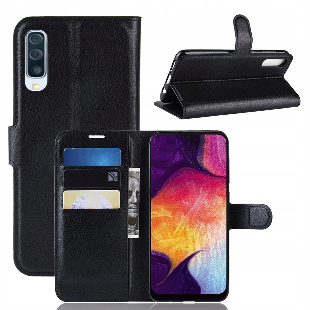 

Etui Portfel Litchi, Case Do Samsung Galaxy A50