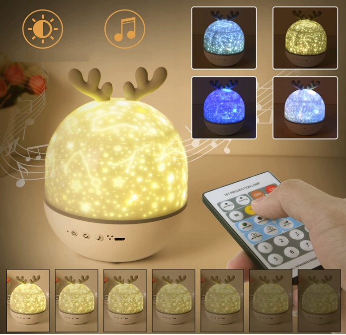 Uraqt Lampka Nocna LED Projektor Gwiazd Kosmos — miniatura 16