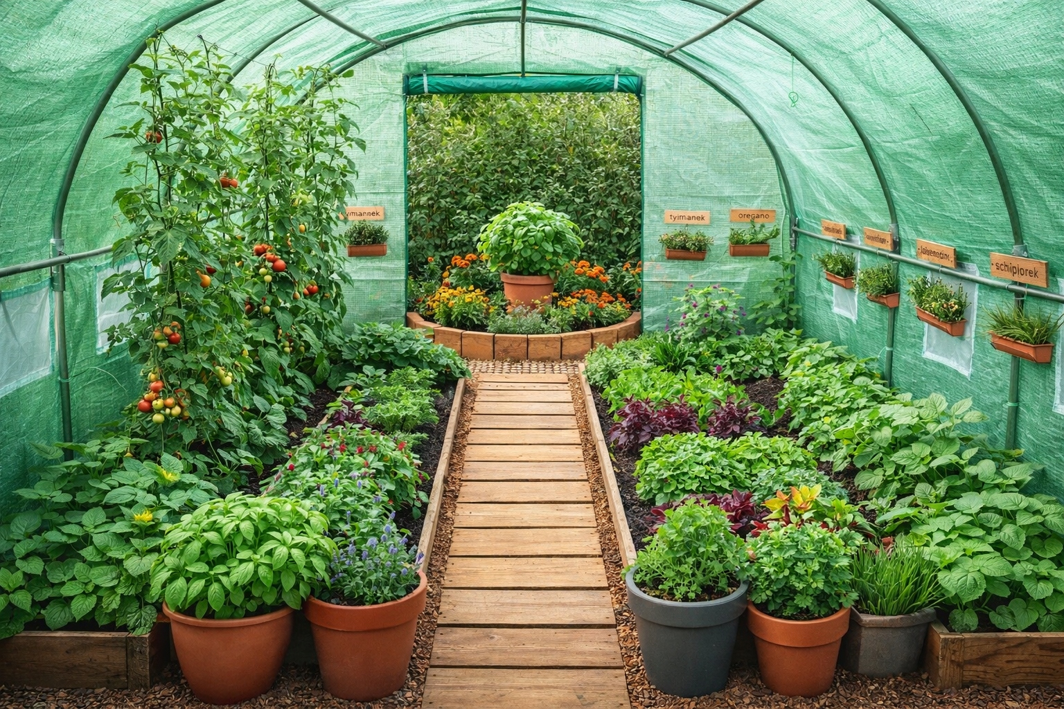 Tunel foliowy ogrodowy szklarnia na warzywa folia 2x3m foliak 25mm