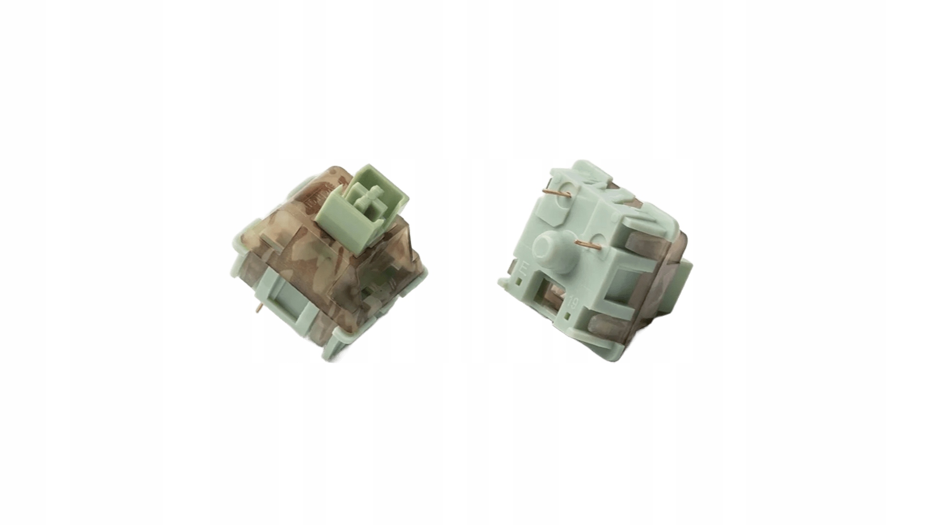 Keychron Camo Switch pro klávesnici, Linear 3-Pin MX Light Green 110 ks