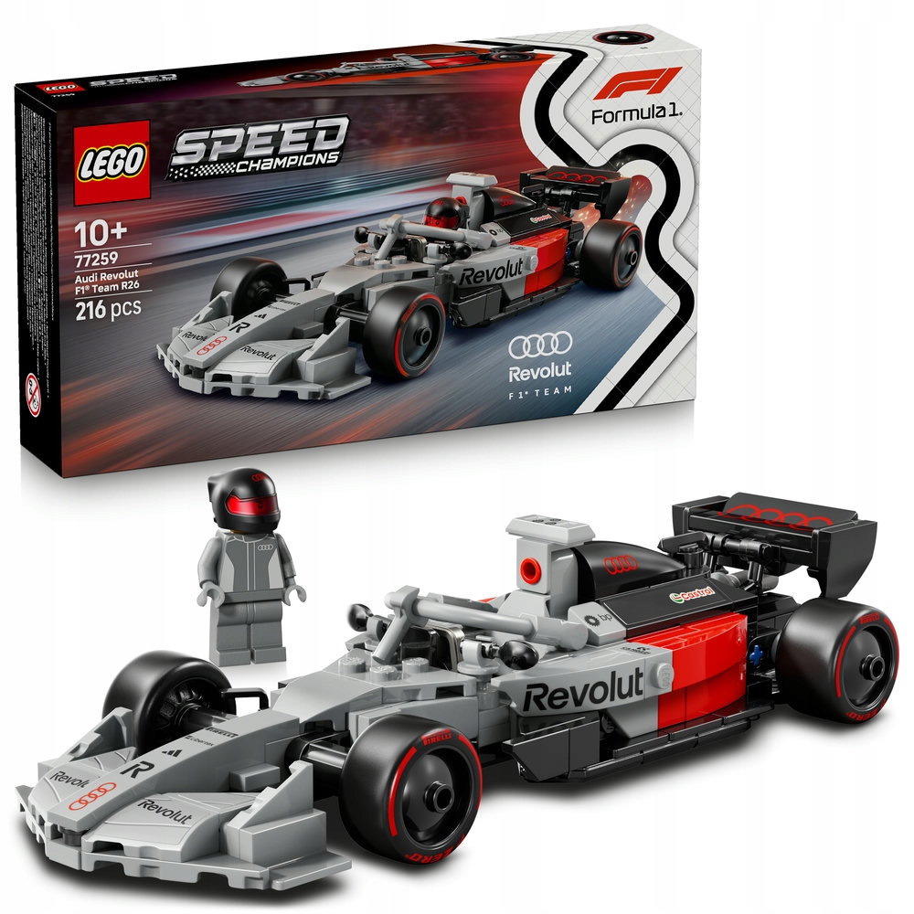 Lego Speed Champions 77259 Závodní auto Audi Revolut F1 Team R26