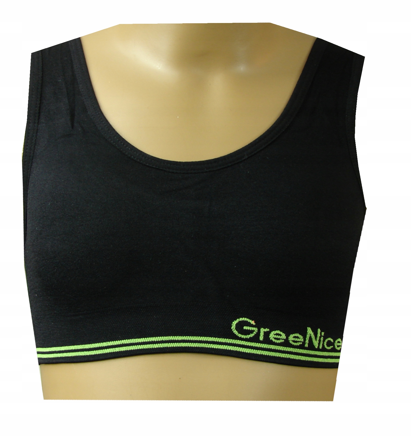 TOP DZIEWCZĘCY BIUSTONOSZ GREENICE 1SZT. rozmiar 128-134 TO6266-2