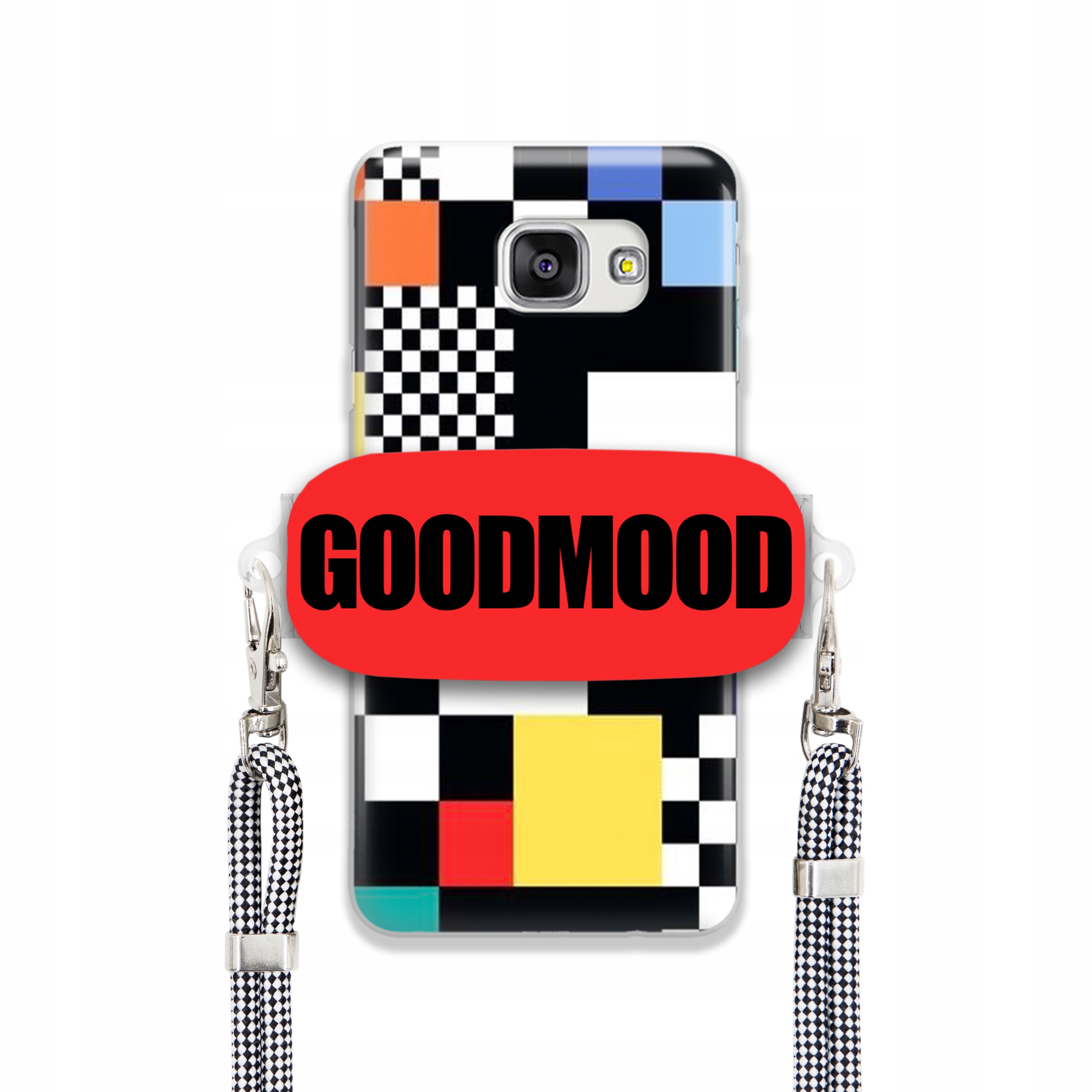 Puzdro Pre Samsung A7 2016 Case Držiak Na Vodítko Na Telefón Pixelart MIX Vzorov