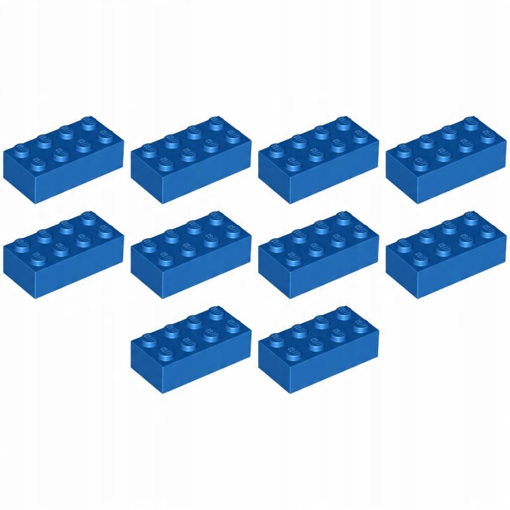 

Pakiet Lego 3001 Klocek 2x4 Niebieski 10szt Nowy