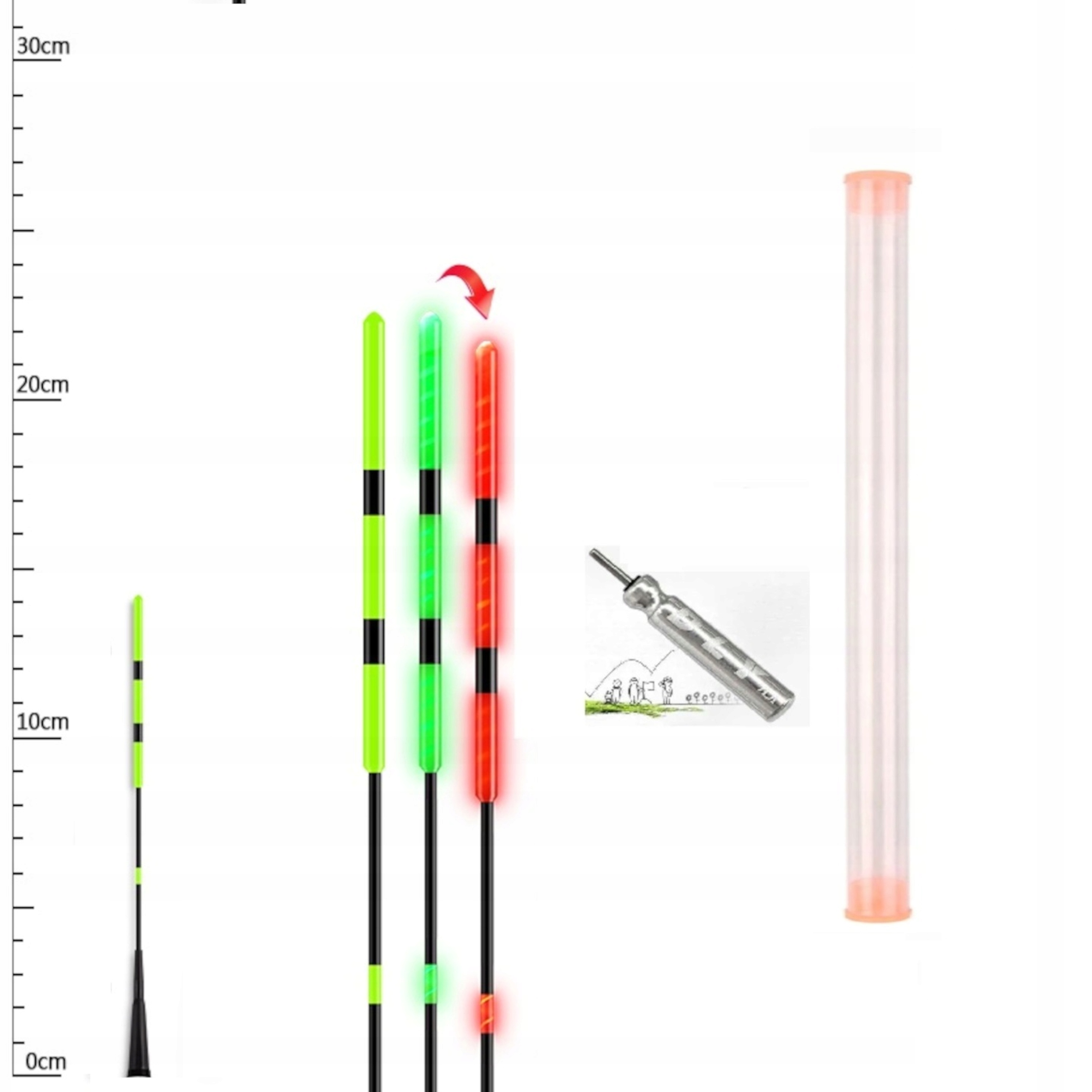 100 ks Anten Mix Změna Barvy 30x baterie