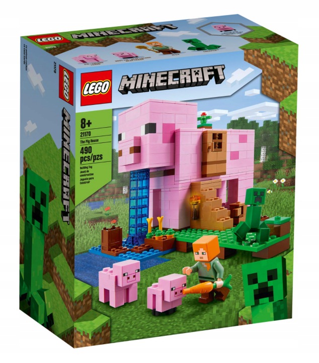 LEGO MINECRAFT Dom w Kształcie Świni 21170