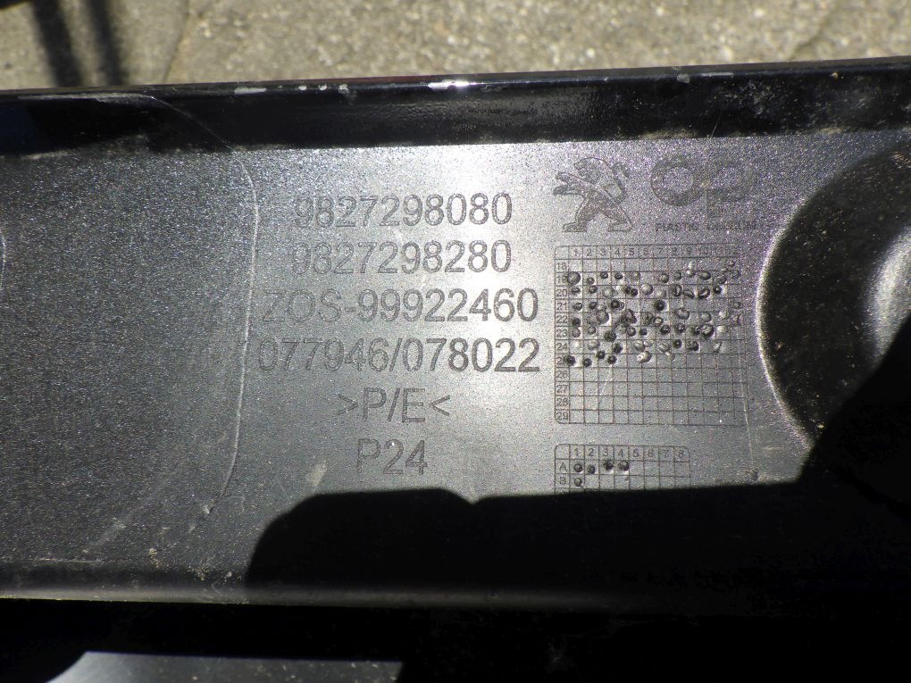 PEUGEOT 2008 2 II P24 19- bumper rear