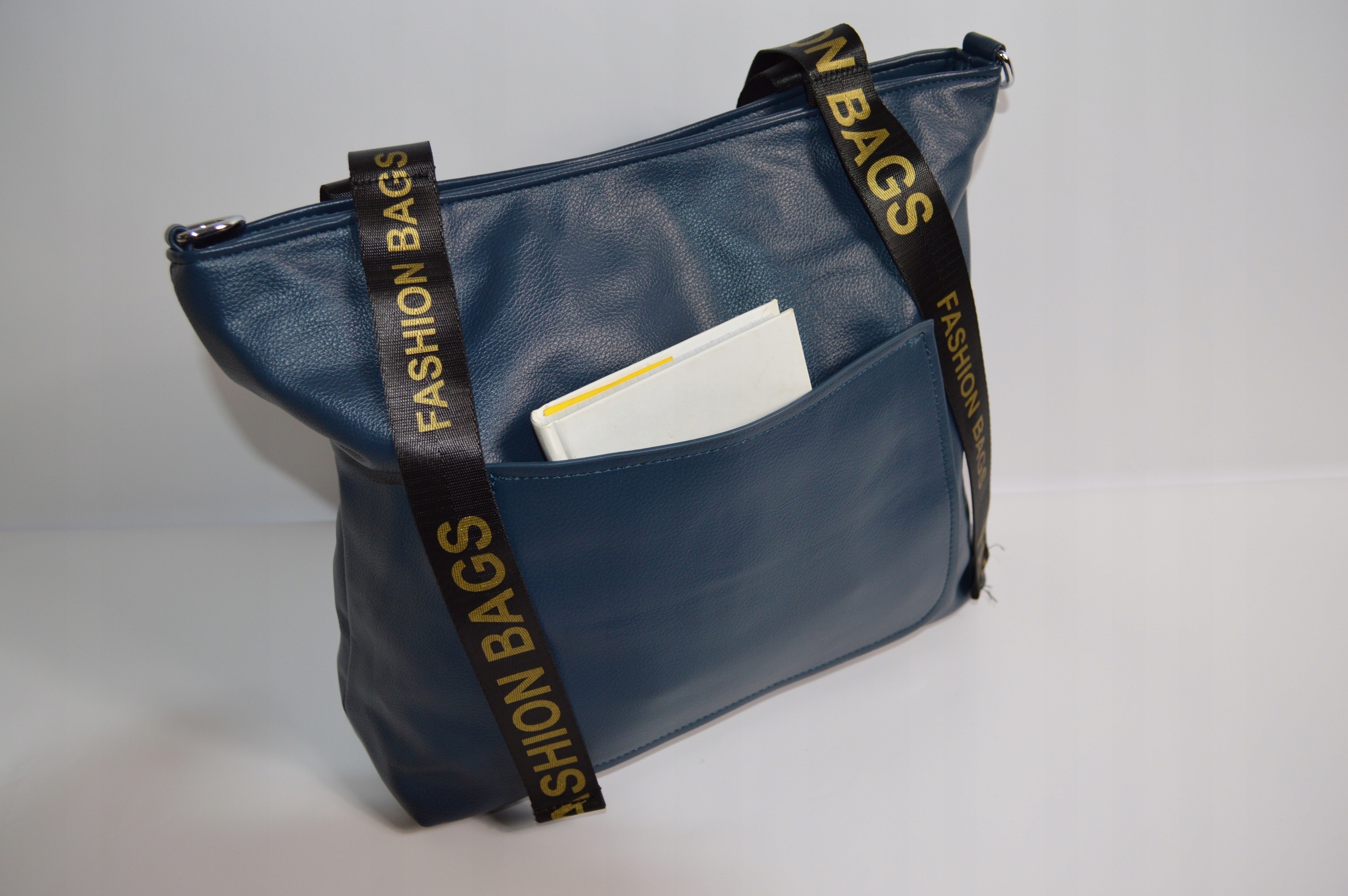 ELEGANCKA DUŻA TOREBKA DAMSKA WOREK SHOOPER BAG Materiał dominujący skóra ekologiczna