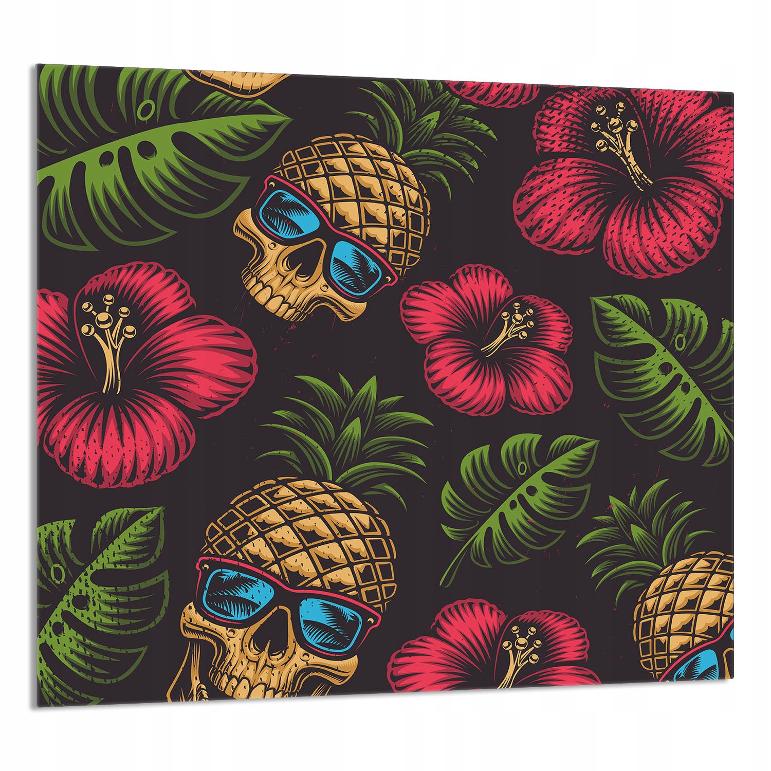 Skleněný Panel Do Kuchyně 65x60 Ananas Tvrzené Sklo
