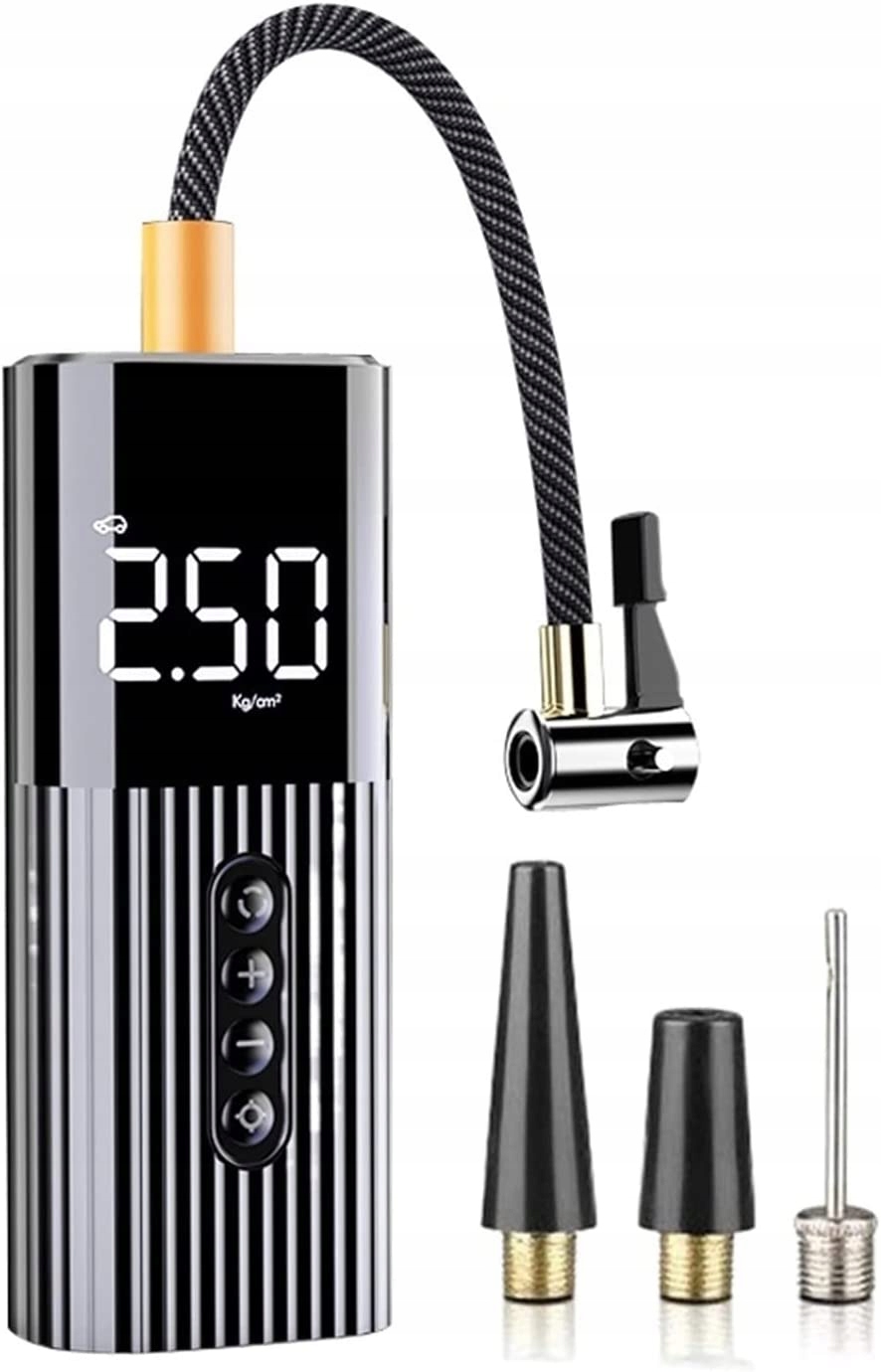 Mini samochodowa pompka powietrza sprarka cyfrow Marka bez marki