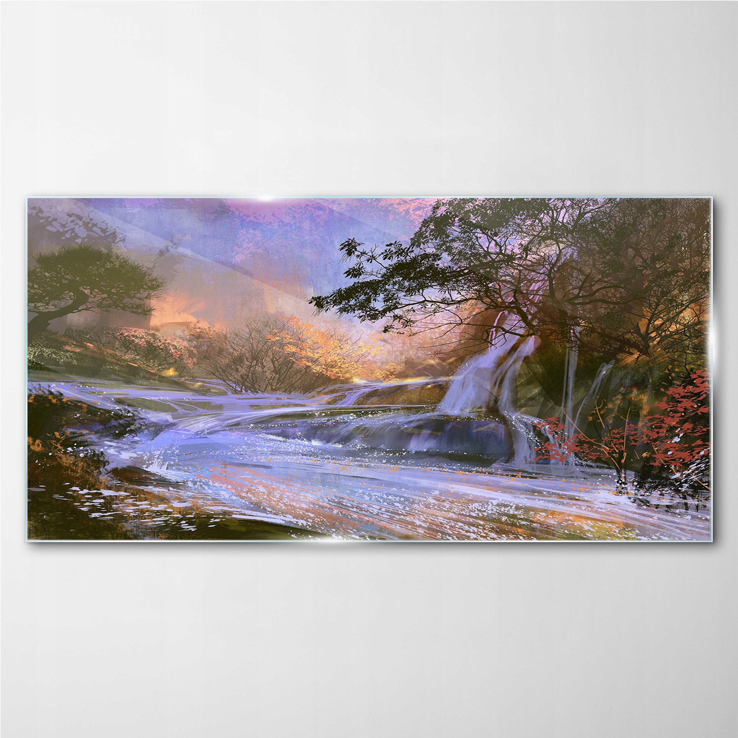 

Szklany obraz na ścianę Malarstwo natura 100x50