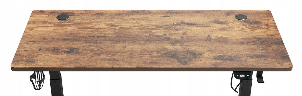 Biurko regulowane 120cm Elektryczne regulacja wysokości 72-118cm loft LED