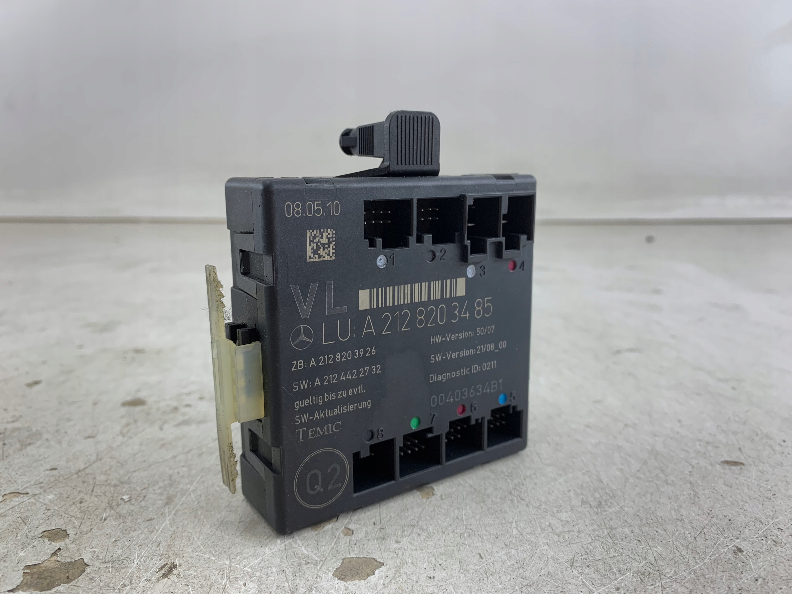 MERCEDES W212 module control unit door left front A2128203485