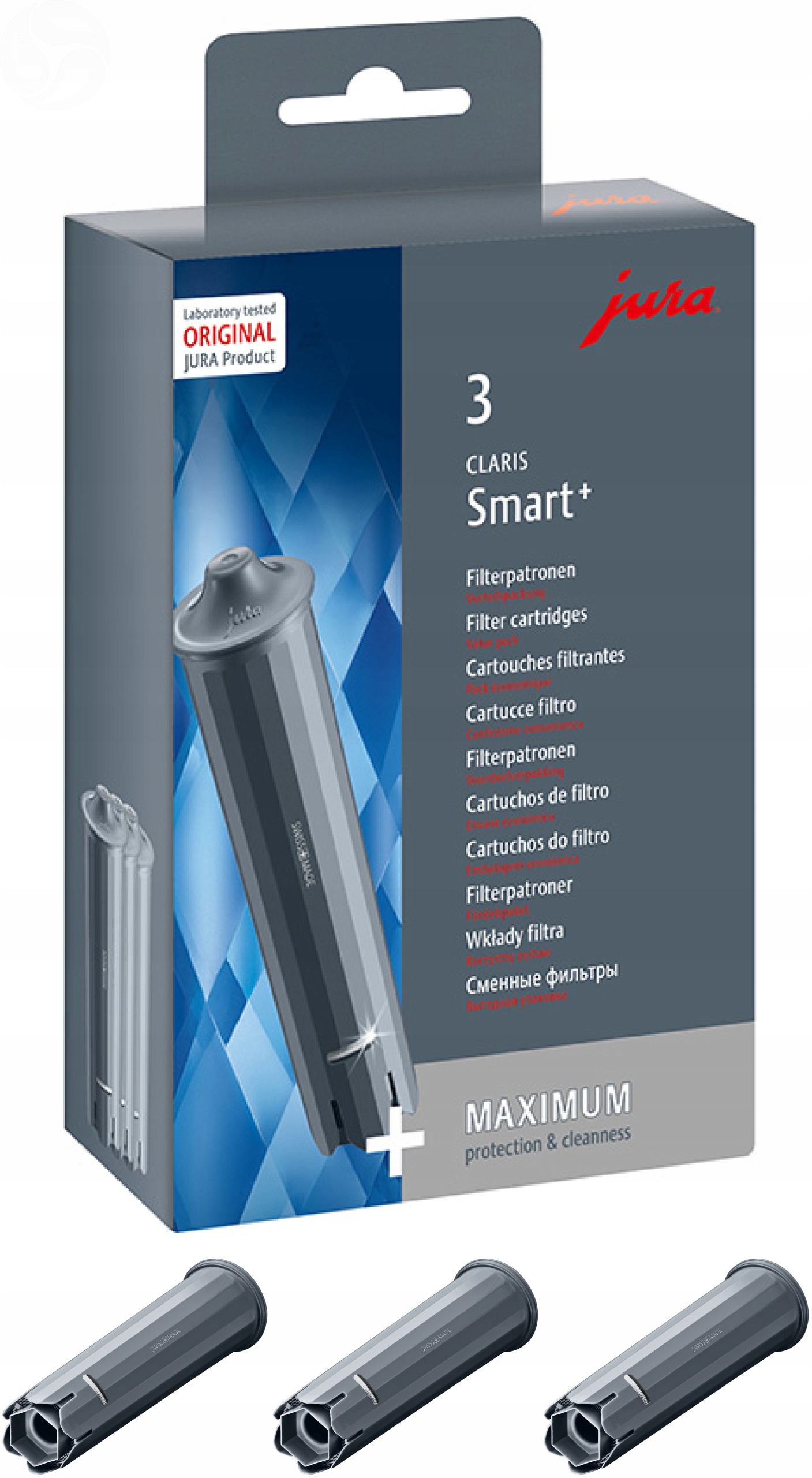 

Filtr wody Jura Claris Smart+ 3szt