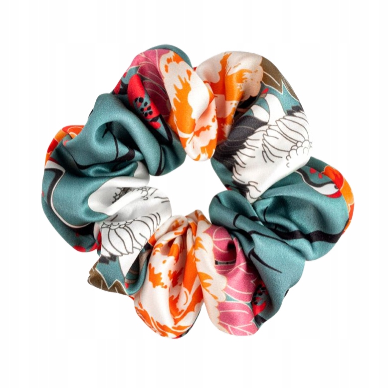 Satynowa scrunchie jedwabna ALMANIA - Tokio