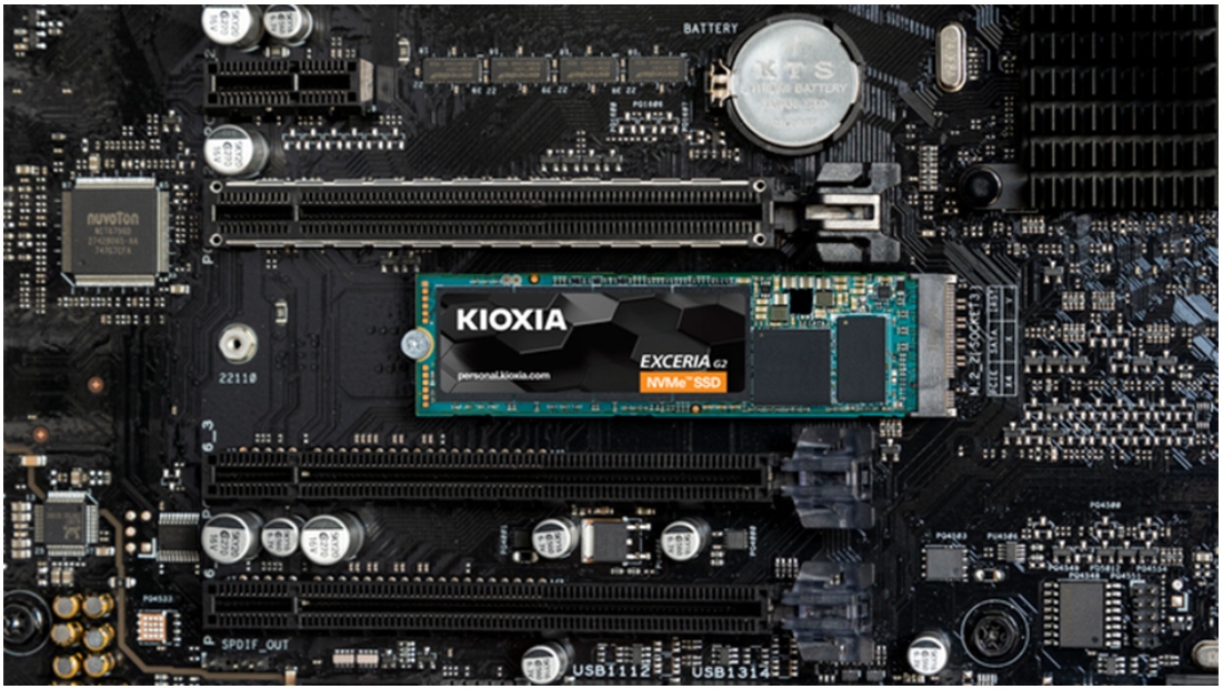 Dysk SSD KIOXIA EXCERIA NVMeTM G2 M.2 2280 1TB Interfejs M.2 PCIe