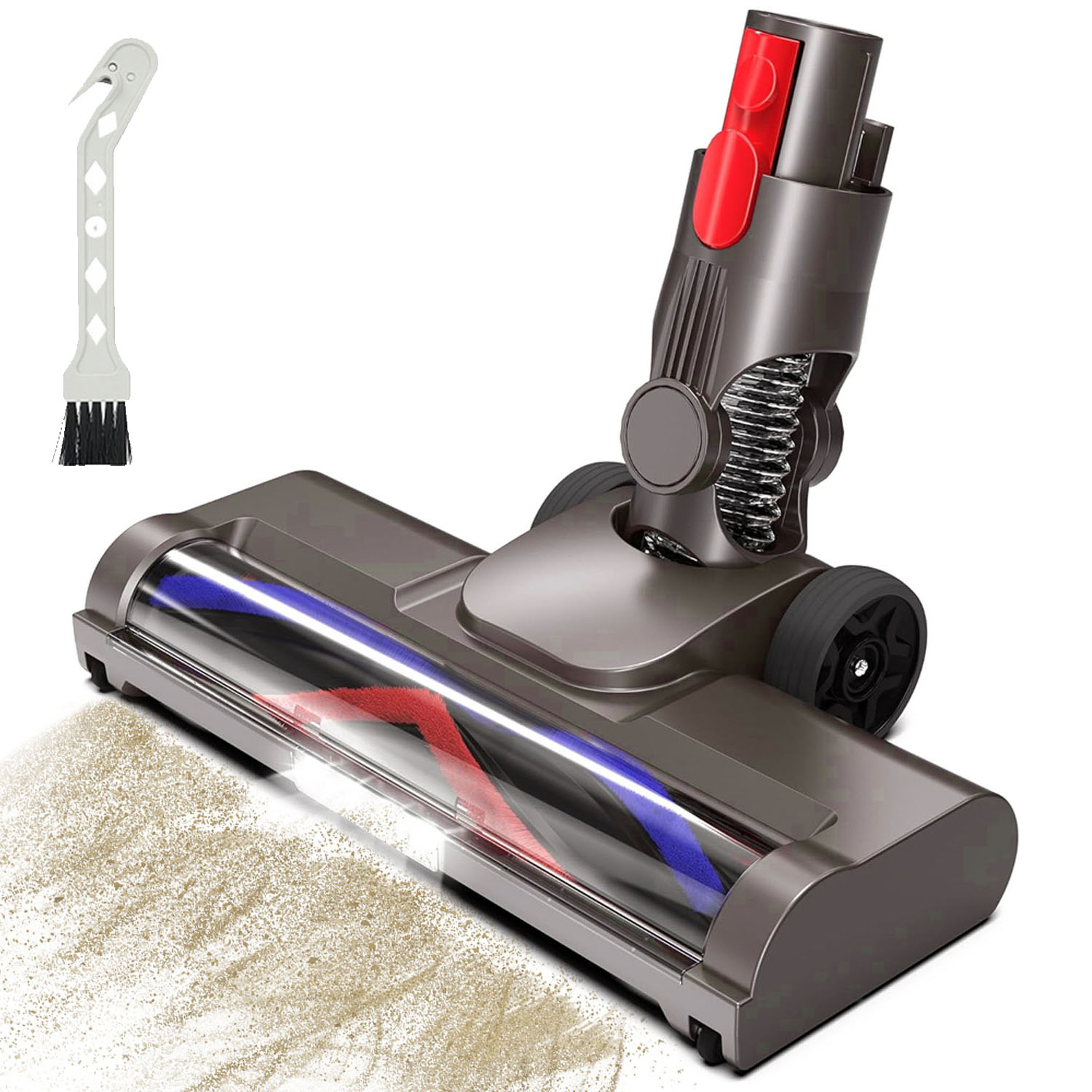 Wałek Ssawka Szczotka Do Odkurzacza Dyson V7 V8 V10 V11 V15 Z Led