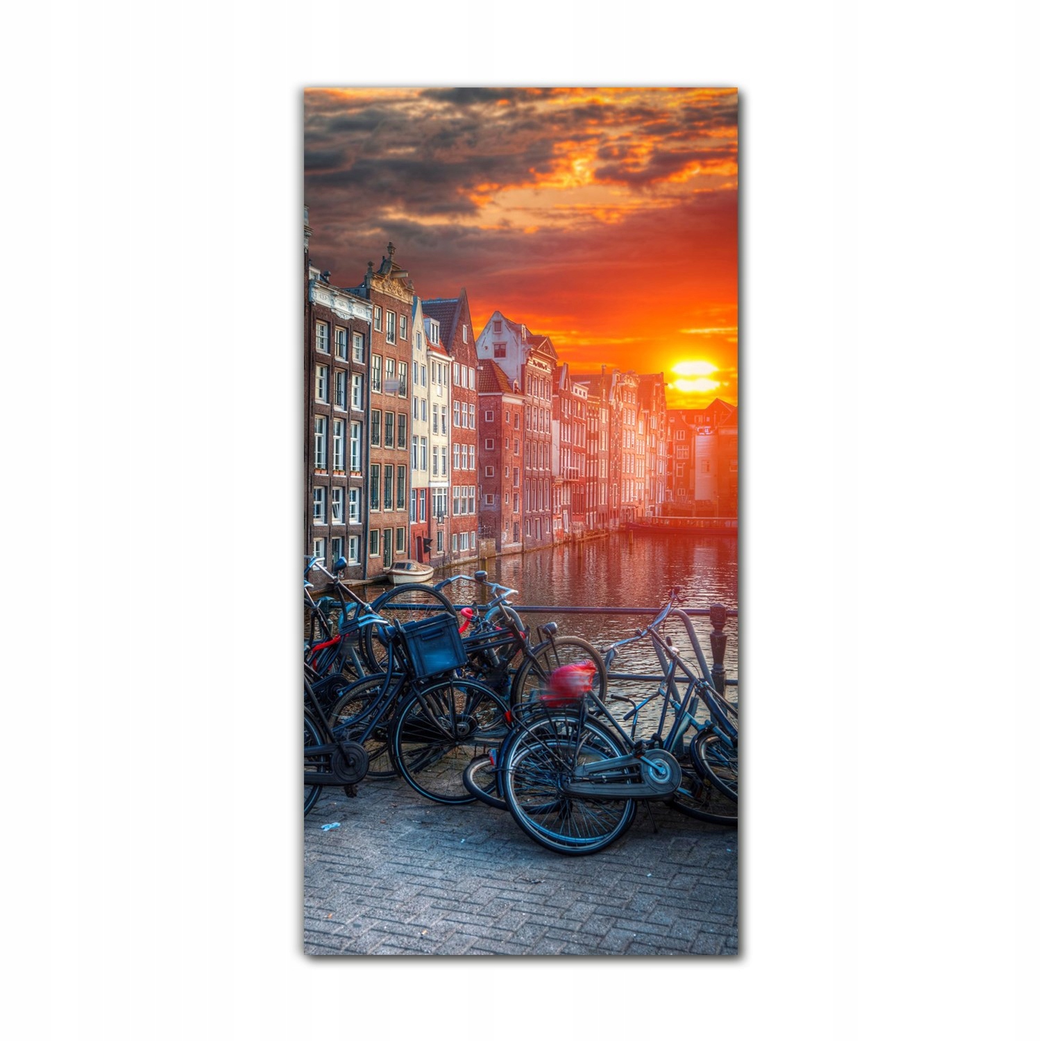 

Obraz na szkle na ścianę 70x140 Amsterdam budynki