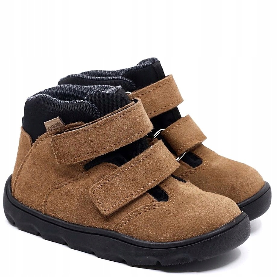 Mrugała Barefoot Madi Karmel 6123/5-30 trzewiki ocieplane lekko 22