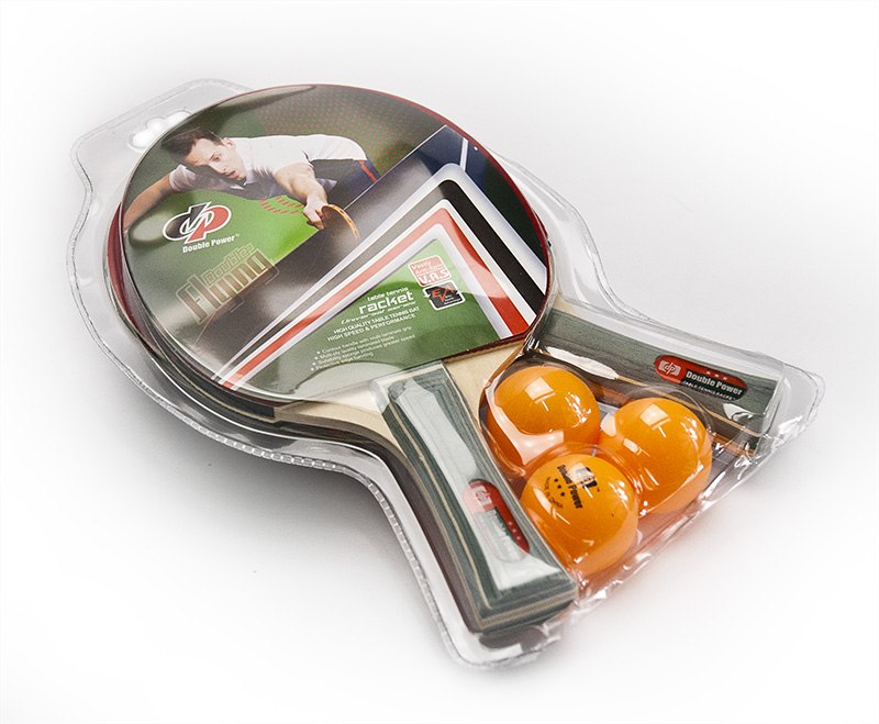 ZESTAW 2 RAKIETKI + 3 PIŁECZKI DO TENIS STOŁOWY