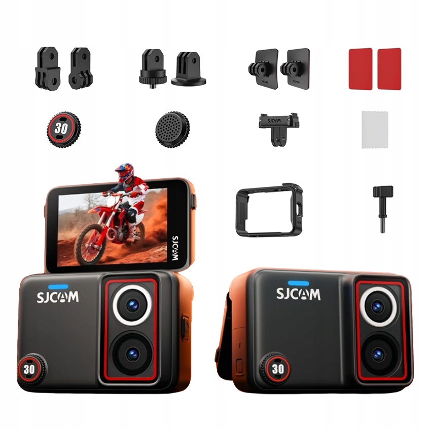Kamera Sjcam SJ30 Dual Lens 8K Otočná obrazovka 2.51" 48MP Stabilizácia 512 Gb